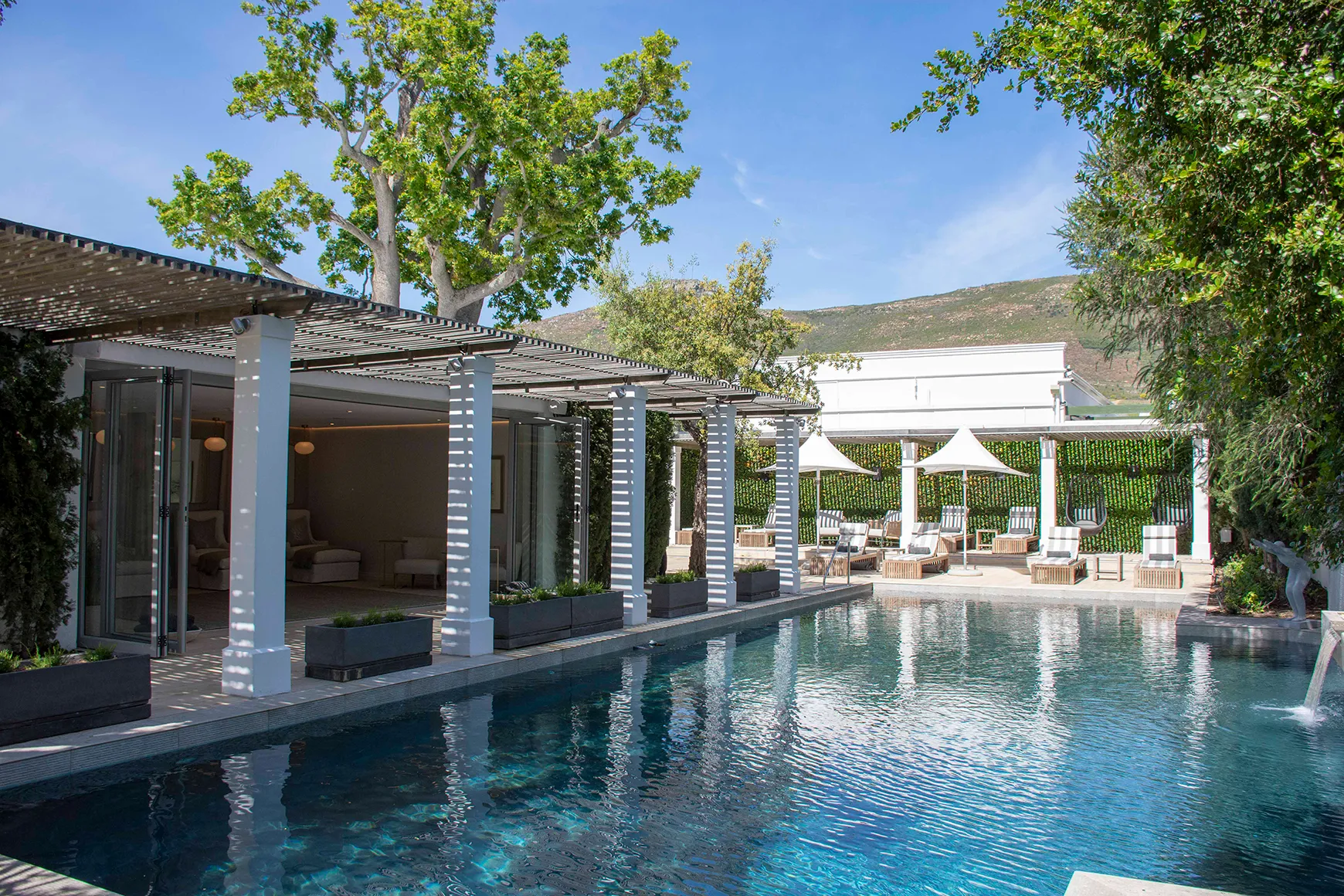 Africa, South Africa, Steenberg, Steenberg Hotel Pool