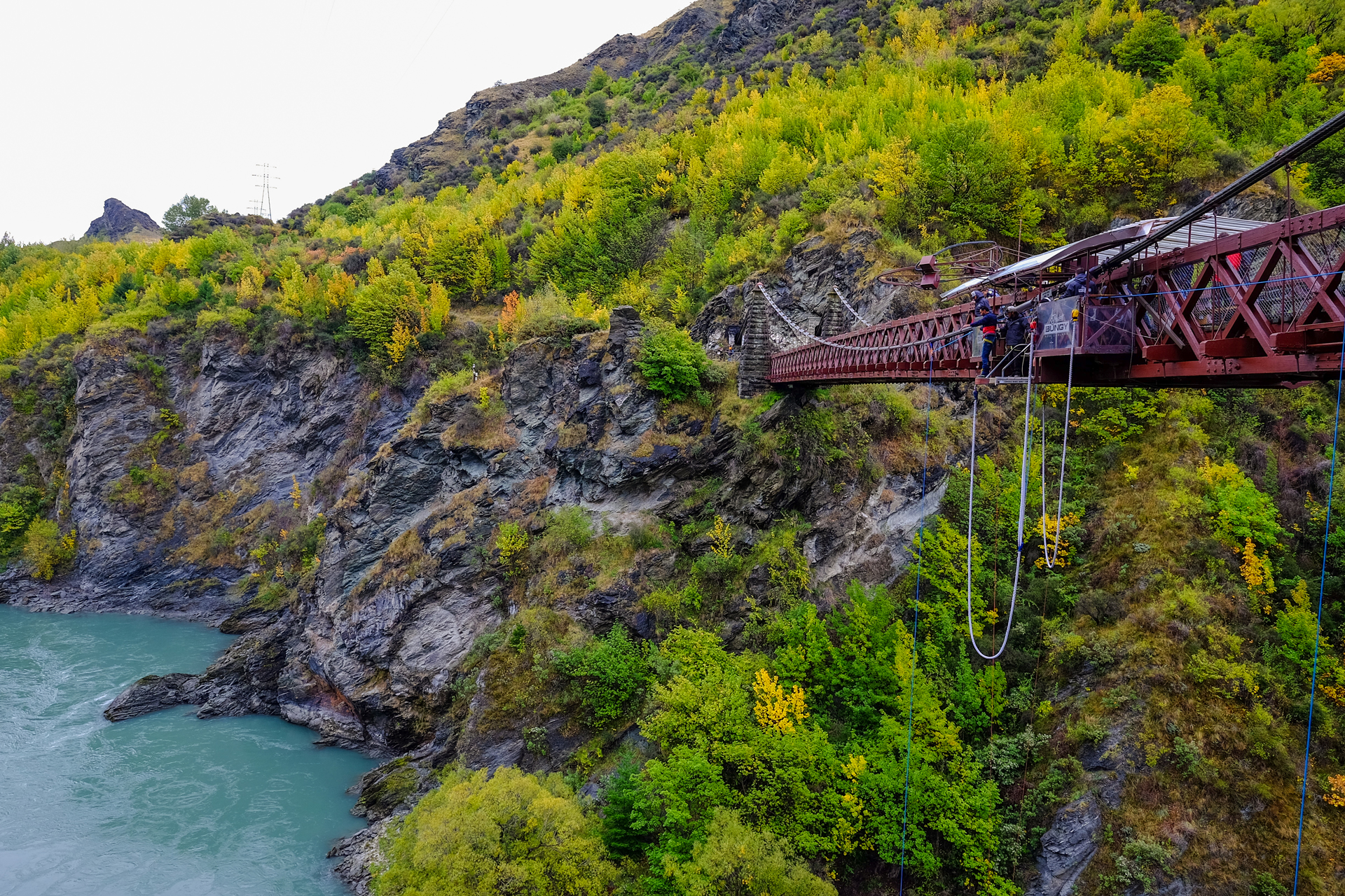 Kawarau Gorge Suspension Bridge, New Zealand