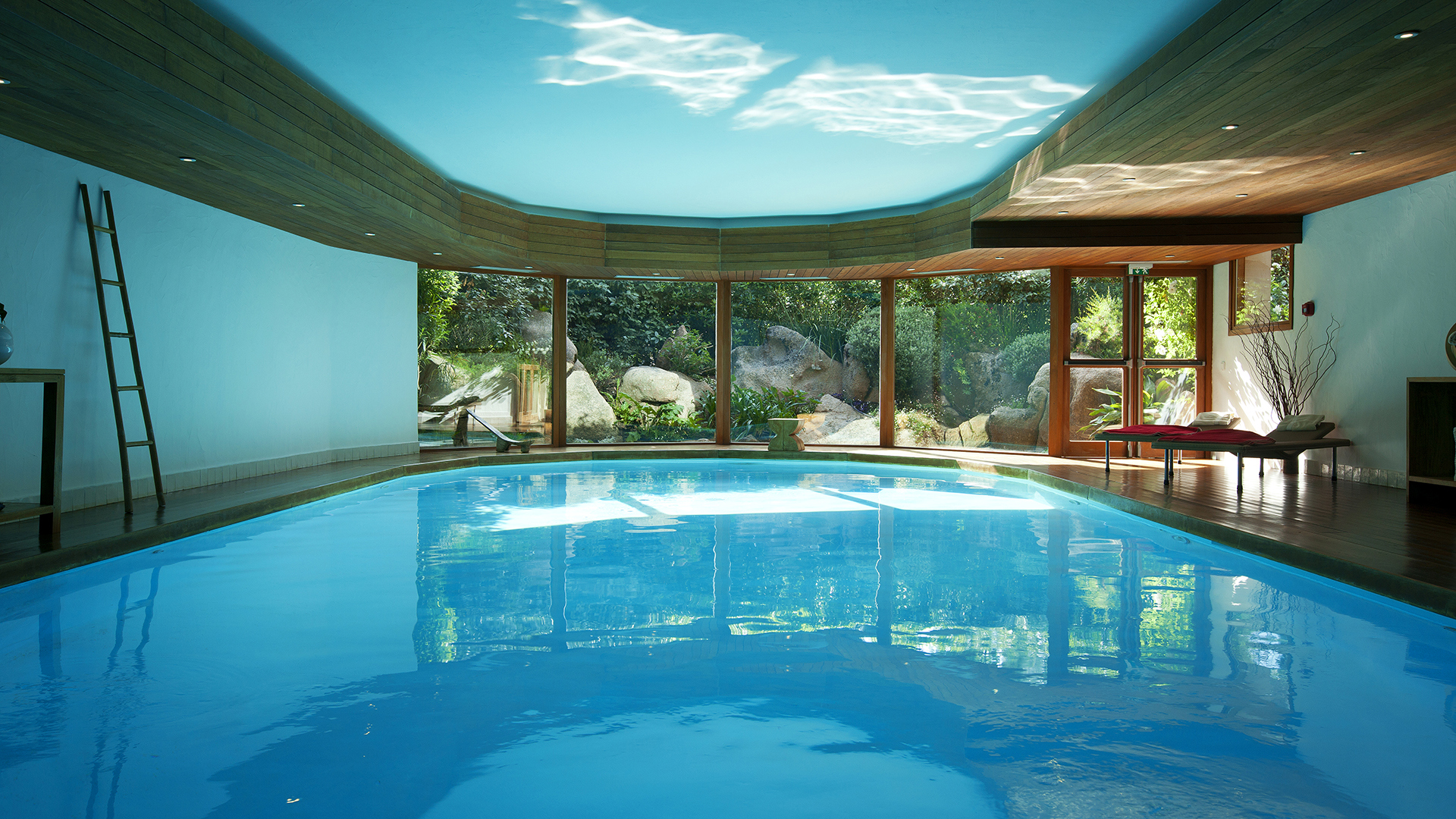 Europe, France & Monaco, Corsica, Grand Hôtel de Cala Rossa, Indoor pool