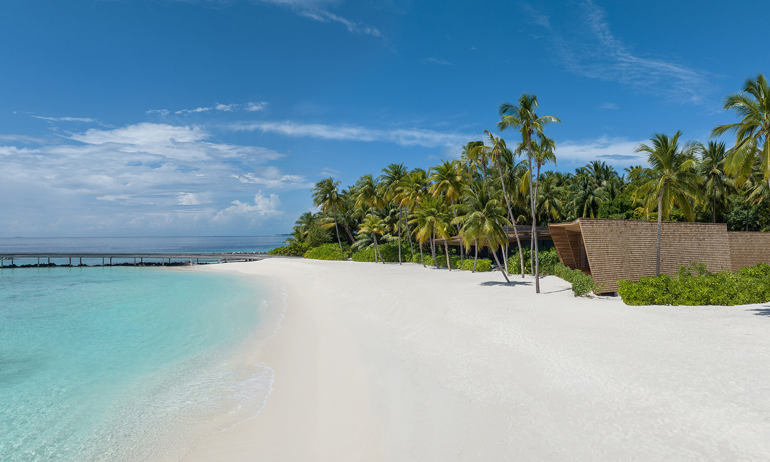 Indian Ocean, Maldives, St Regis Vommuli Resort, Beach