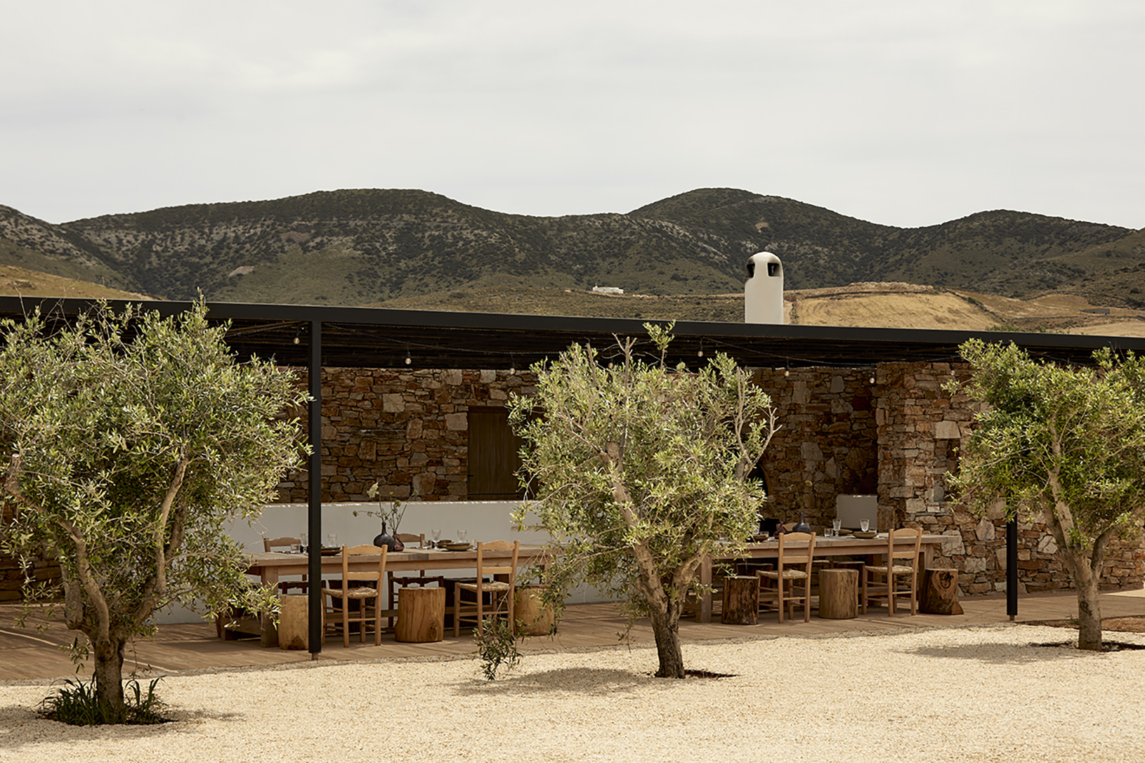 Europe, Greece, Antiparos, The Rooster, farmhouse exterior
