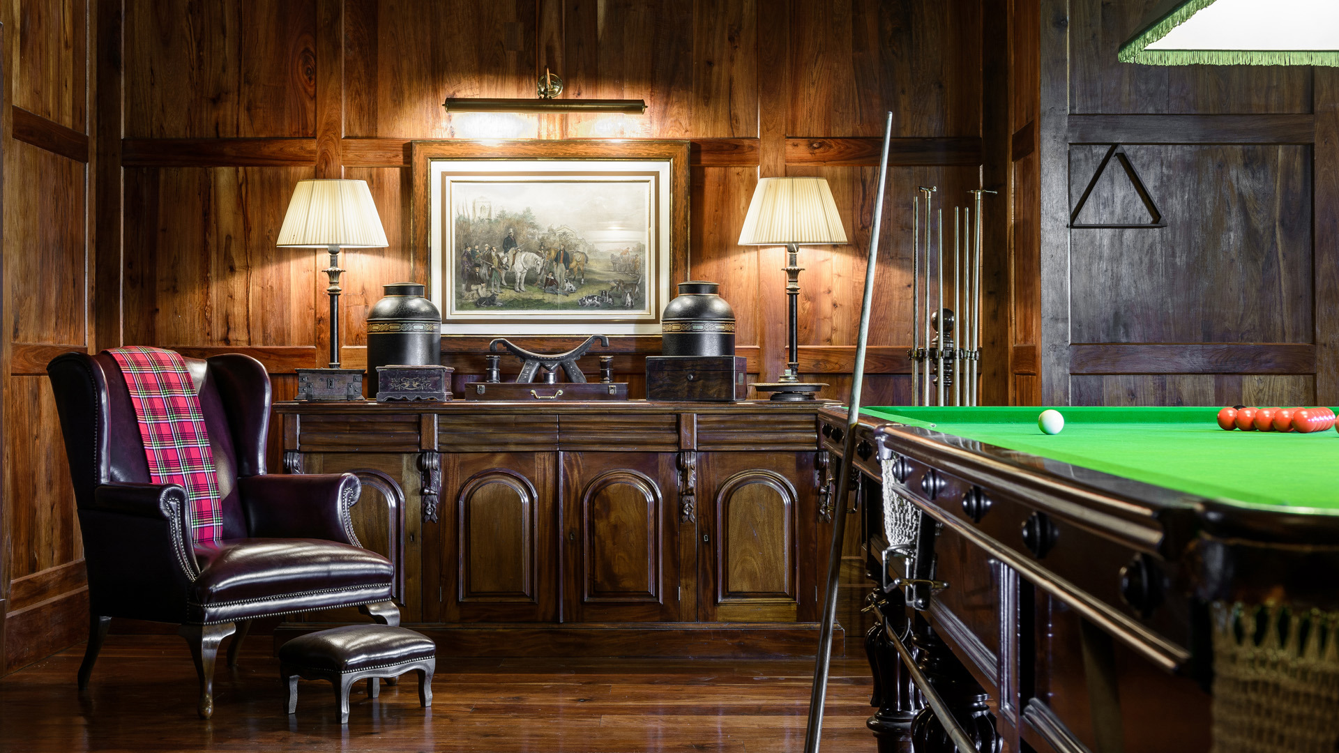  Africa, Tanzania, Singita Sasakwa, Snooker Room 