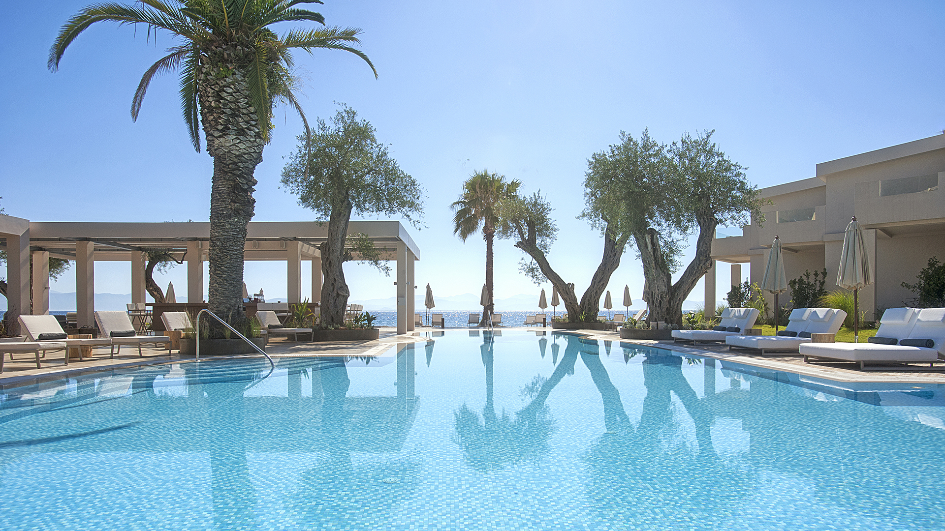 Europe & North Africa, Greece, Corfu, Domes Miramare, A Luxury Collection Resort, Verde Bar