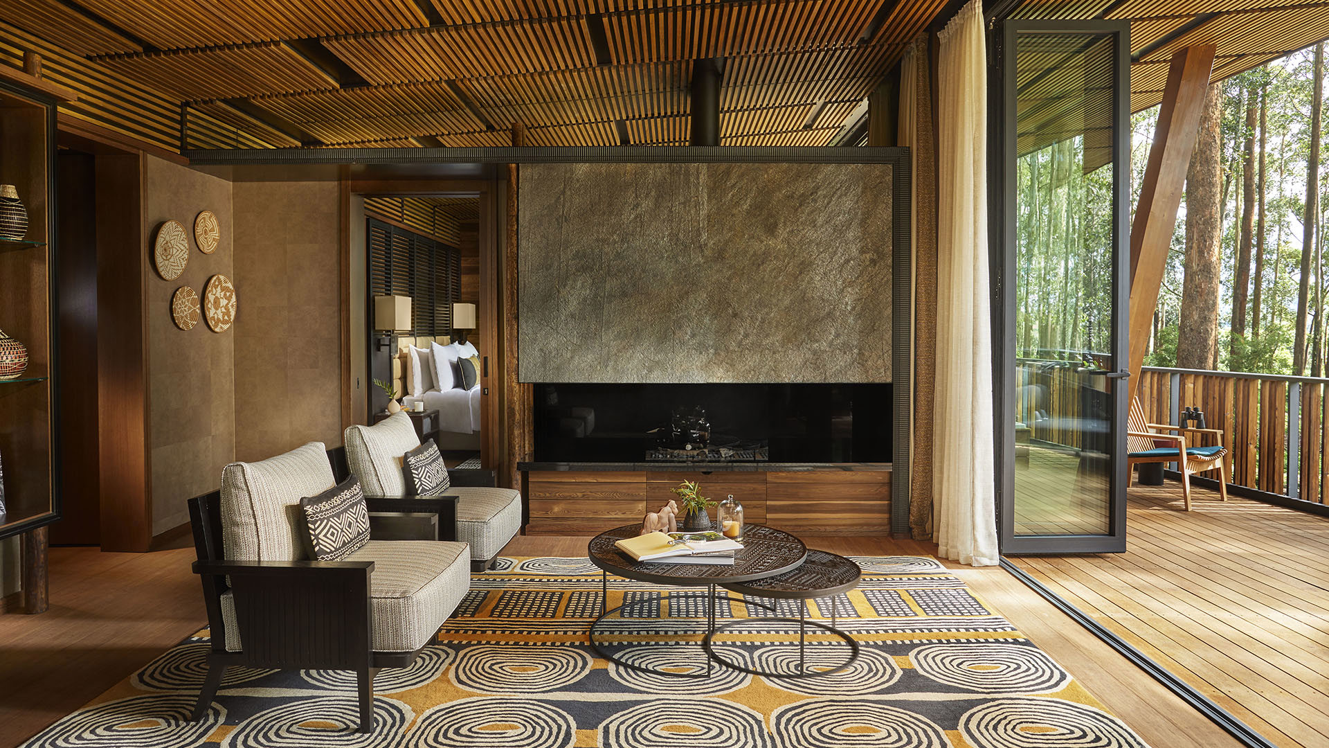  Africa, Rwanda, One&Only Gorilla's Nest, Virunga Suite