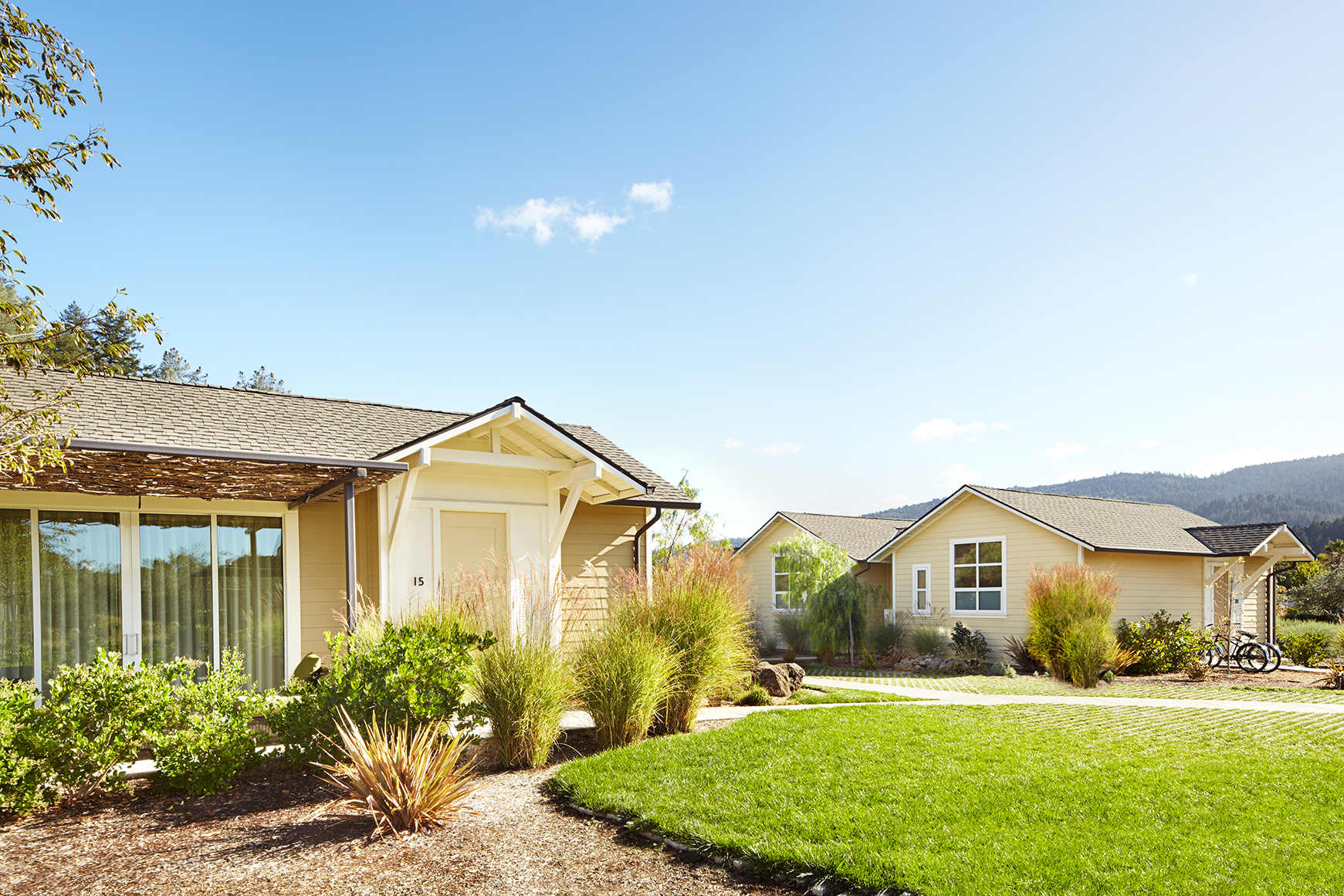 North America, USA, California, Solage Resorts Auberge Collection, Accommodation Suite Exterior