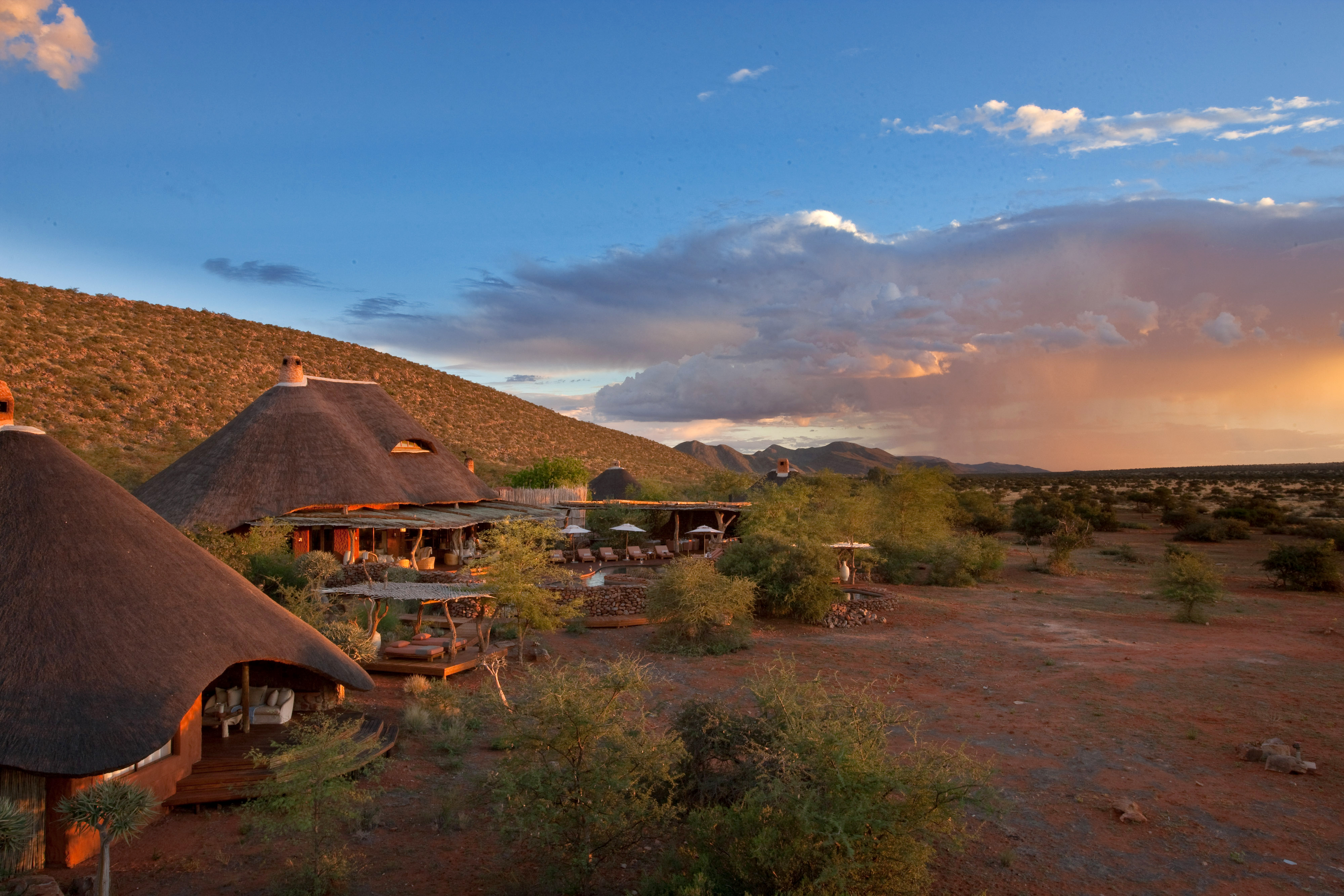 Africa, South Africs, Tswalu Loapi Tented Camp Kalahari Reserve, Exterior