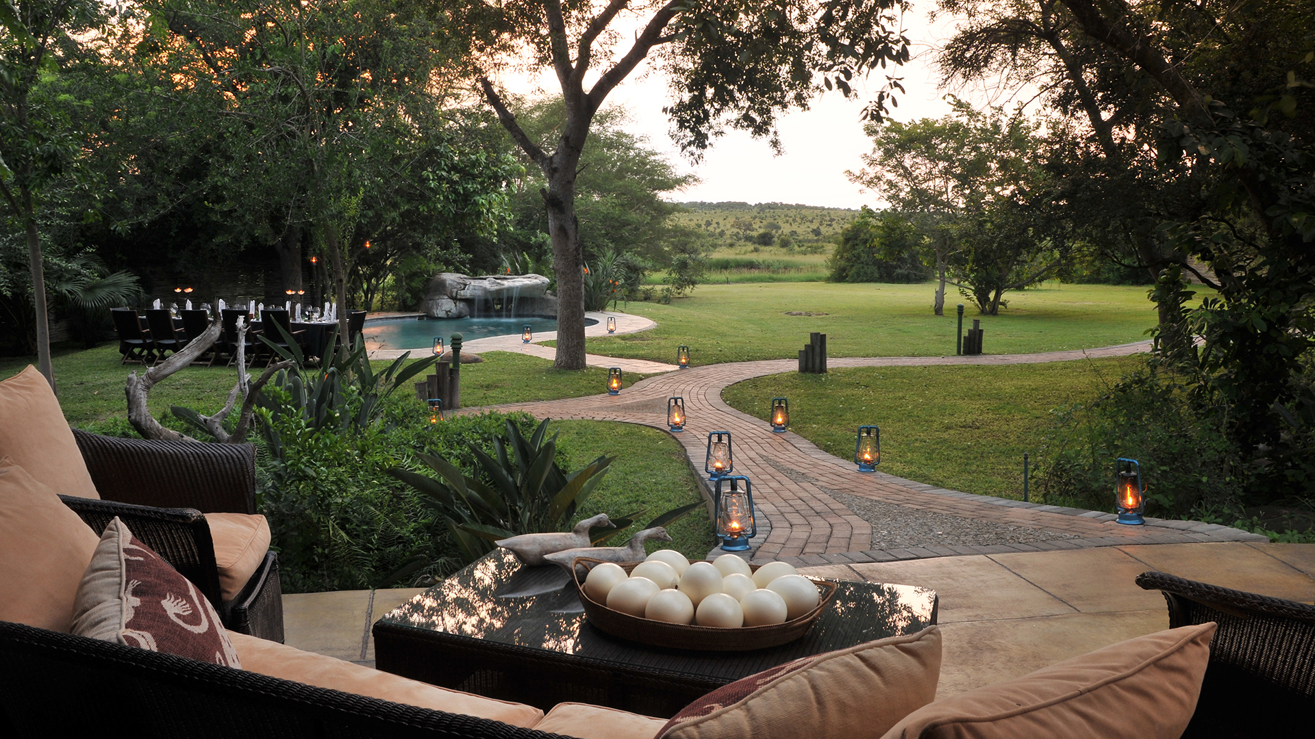 Africa, South africa, Savanna private game reserve, Main Lodge