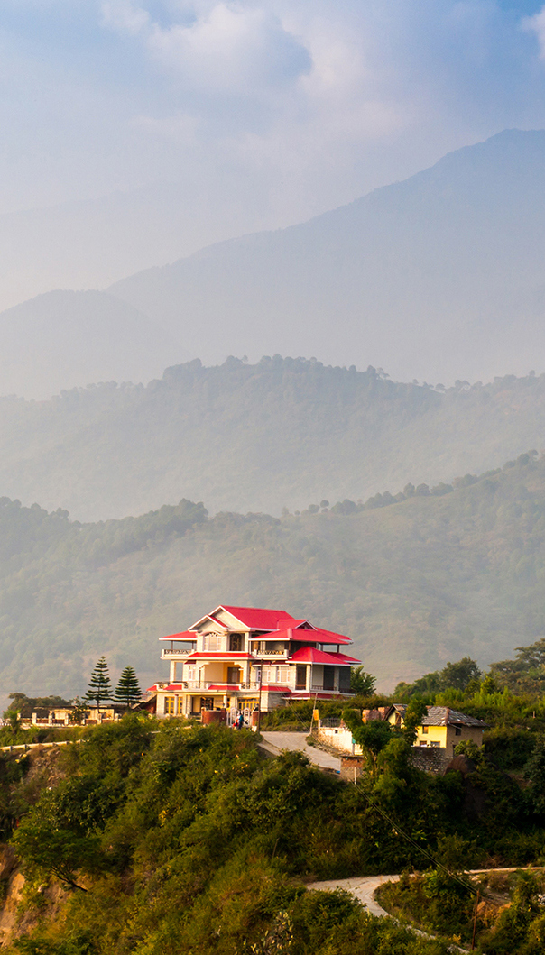 Building in the Himalayan foothills