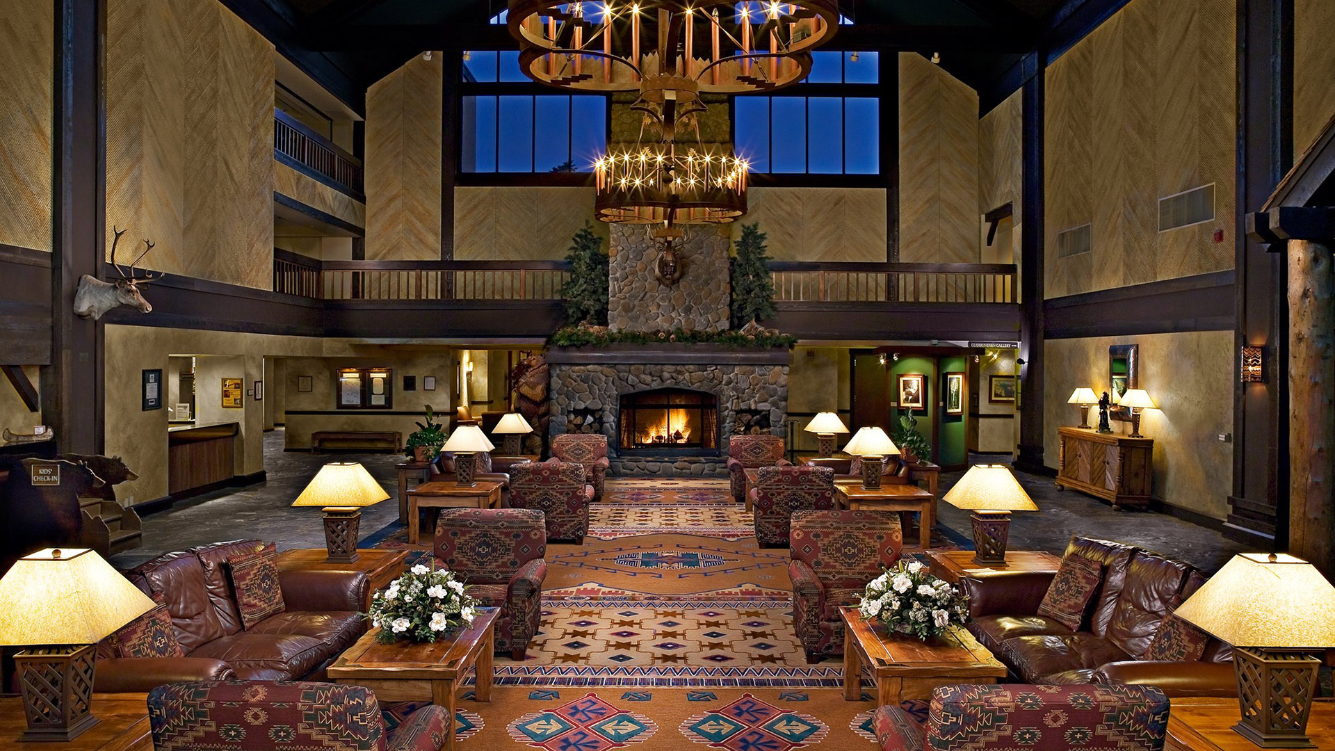  USA, Luxury California Holidays, Tenaya Lodge At Yosemite, Lobby lounge