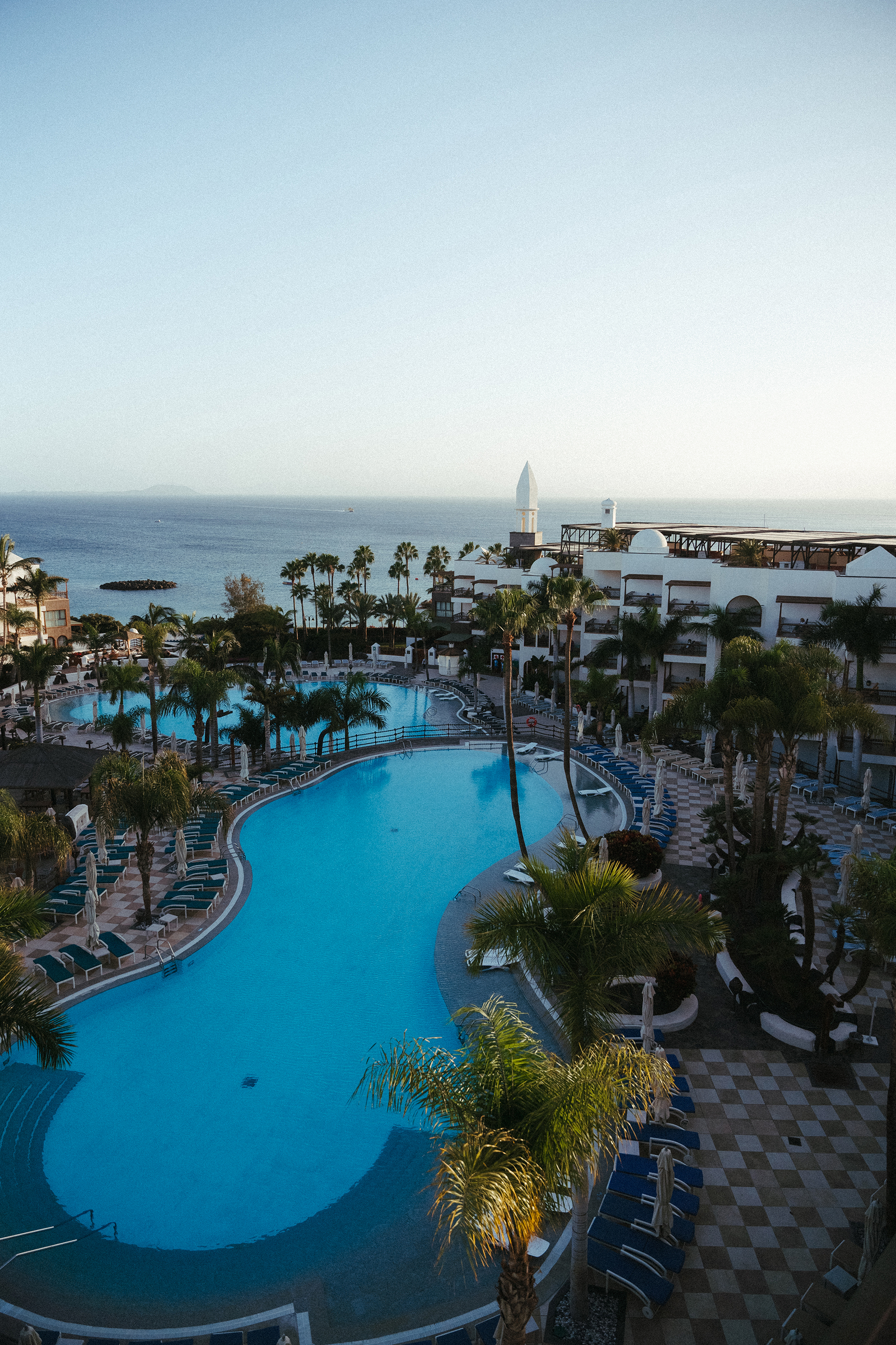 Europe, Spain, Lanzarote, Princesa Yaiza Suite Hotel Resort, Pools Overview