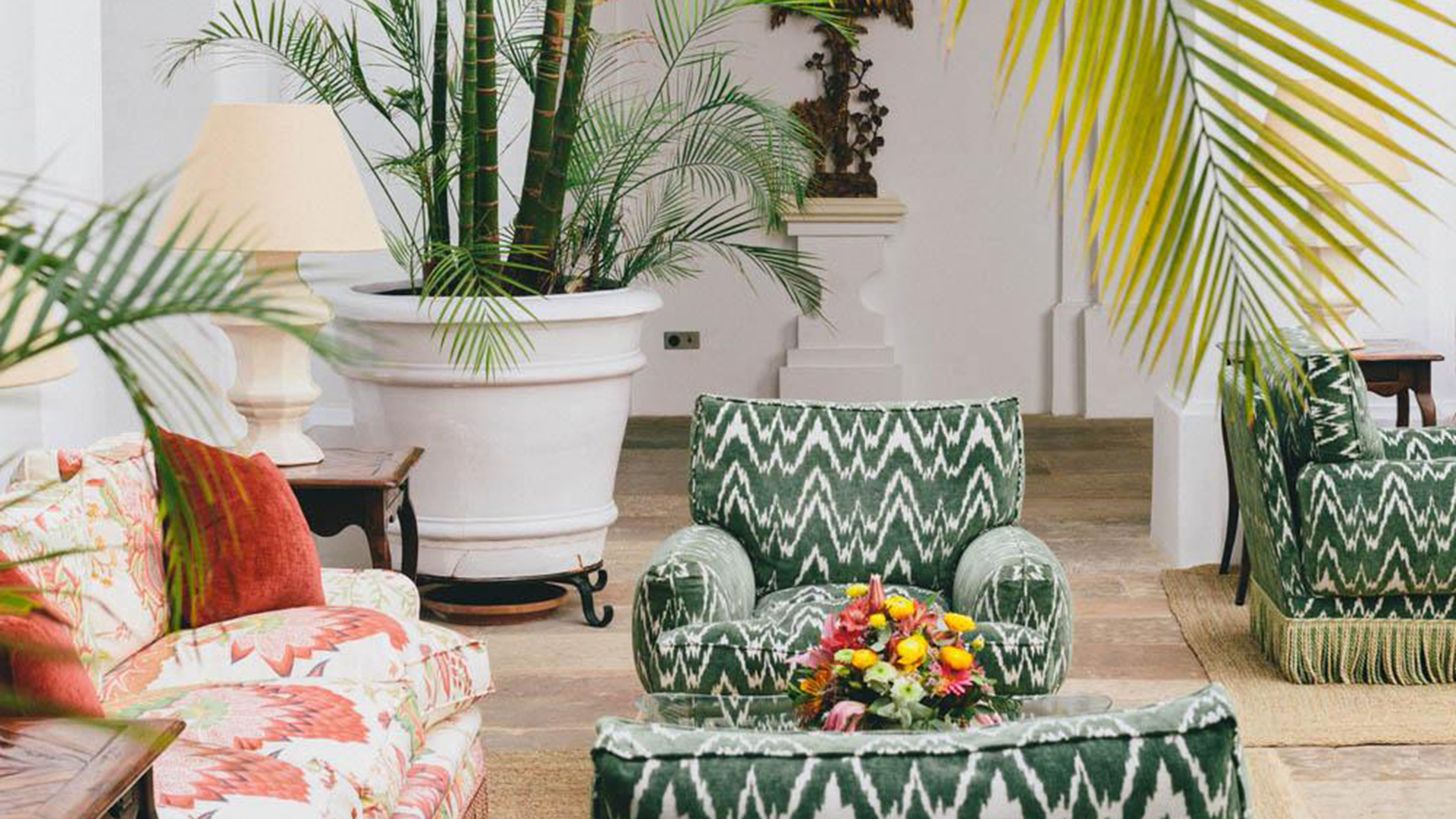 Europe, Spain, Costa del Sol, Finca Cortesin, Lounge