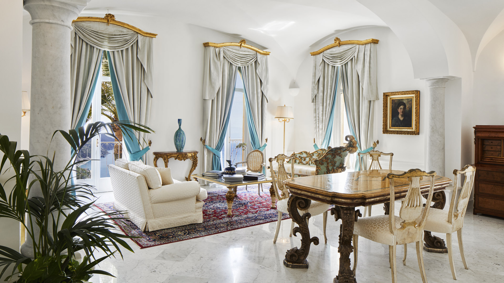 Europe, Italy, Palazzo Avino, Orizzonte Suite