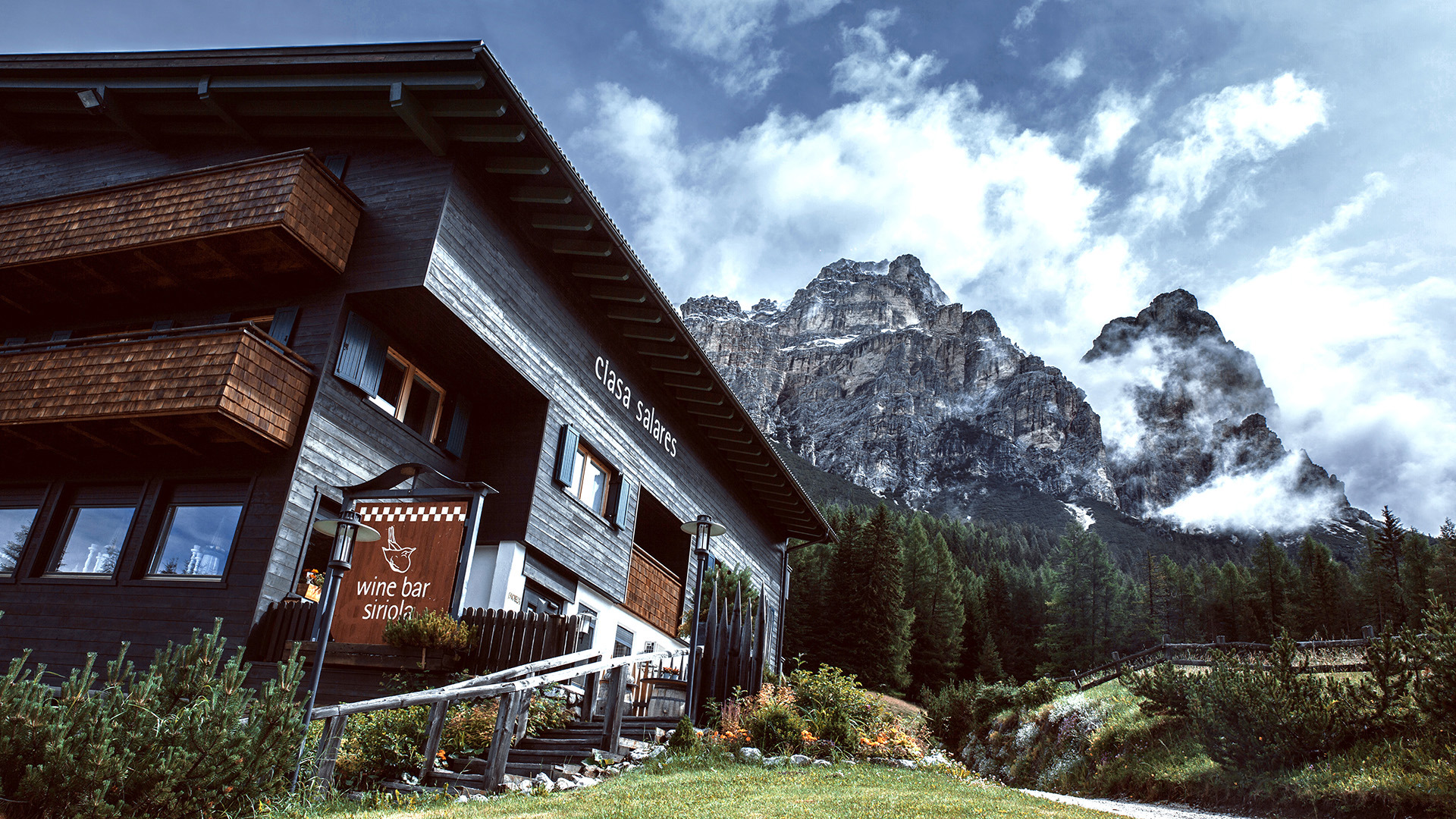 Europe ski, Italy, Hotel ciasa salares, Exterior