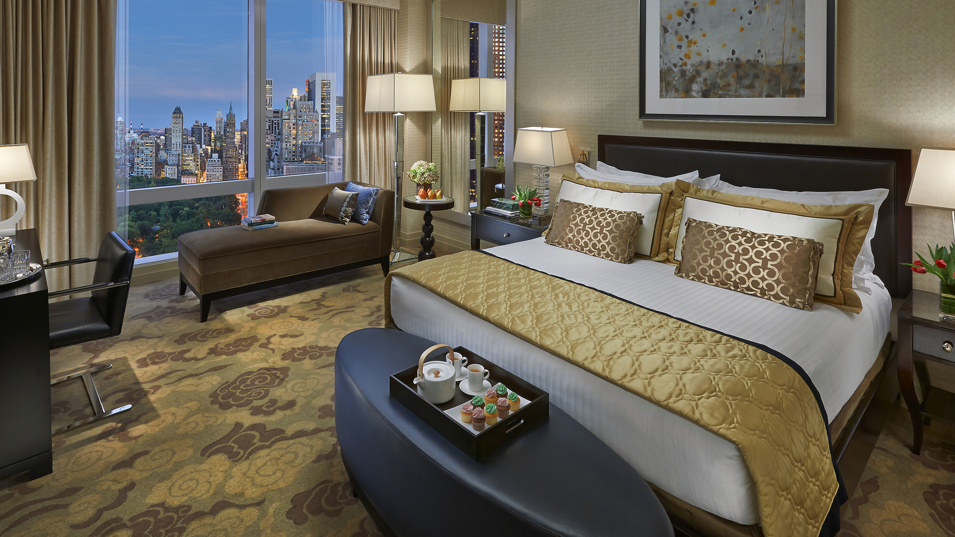 USA, Luxury New York Holidays, Mandarin Oriental, Premier Central Park View Room
