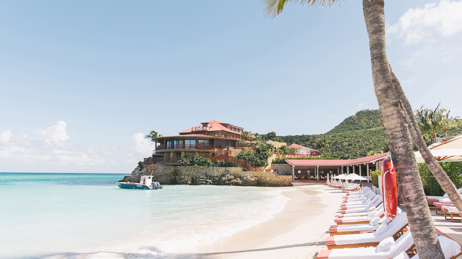 Caribbean, St Barths, St Barths & Antigua, Eden Rock view