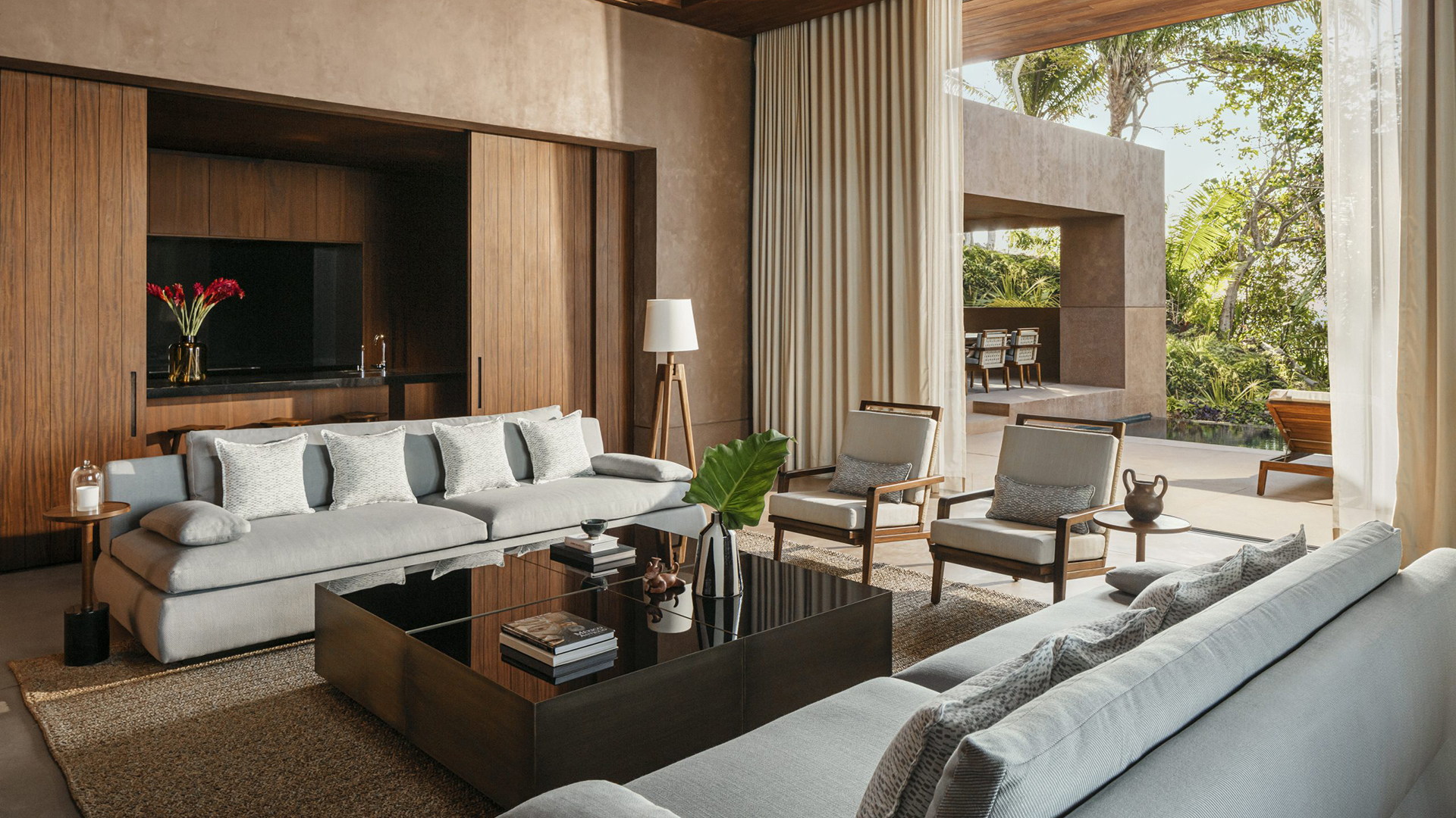 Caribbean, Mexico, One&only Mandarina, Villa living room