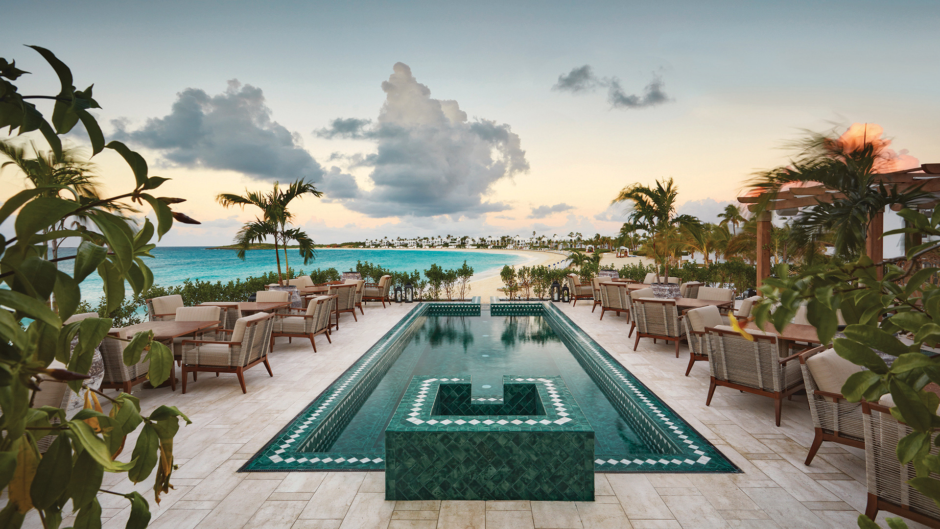 Caribbean, Anguilla, Cap Juluca A Belmond Hotel Anguilla, Pool Sea View