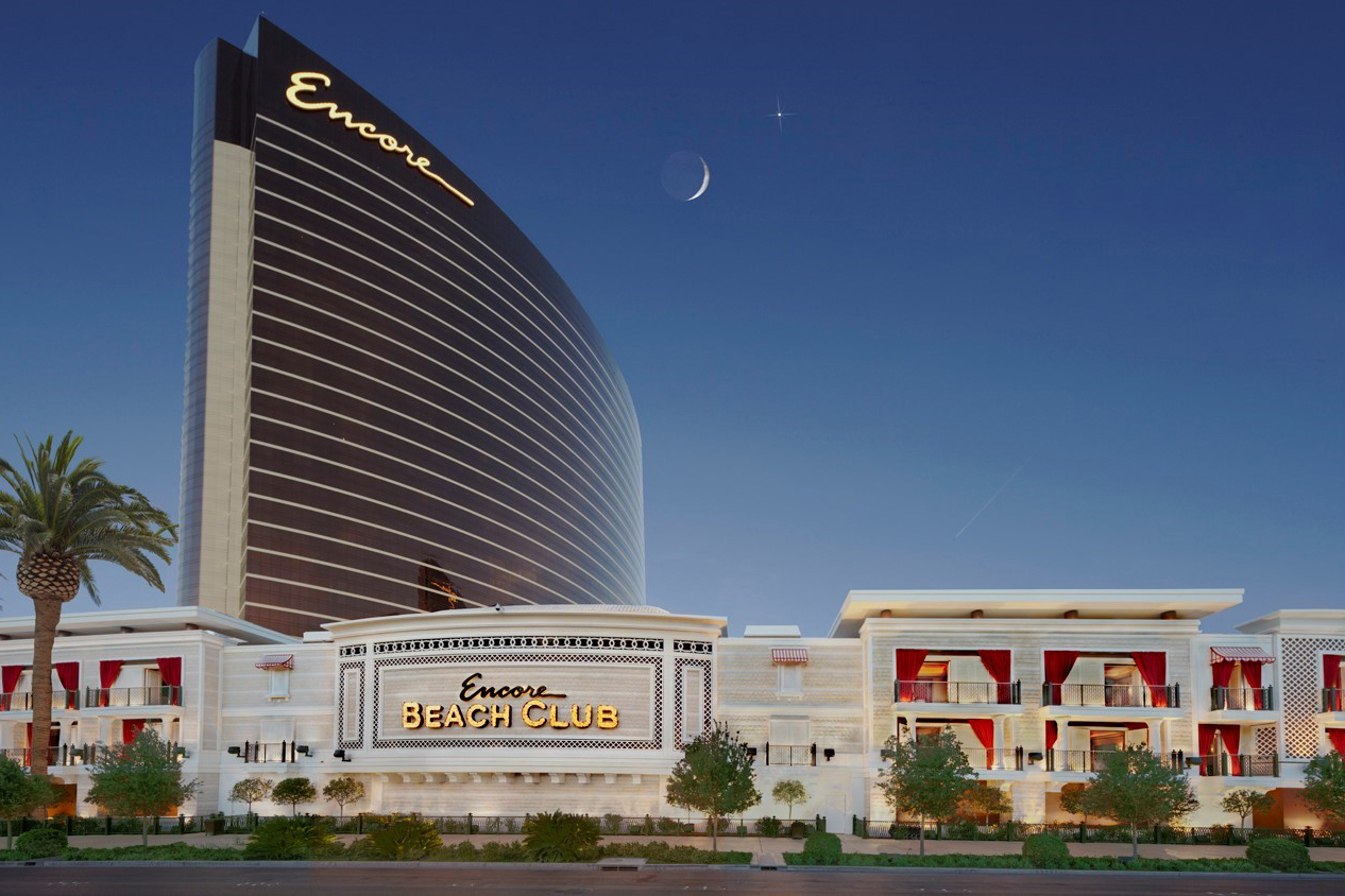 USA, Luxury Las Vegas Holidays, Encore at Wynn Las Vegas, Exterior and Beach Club