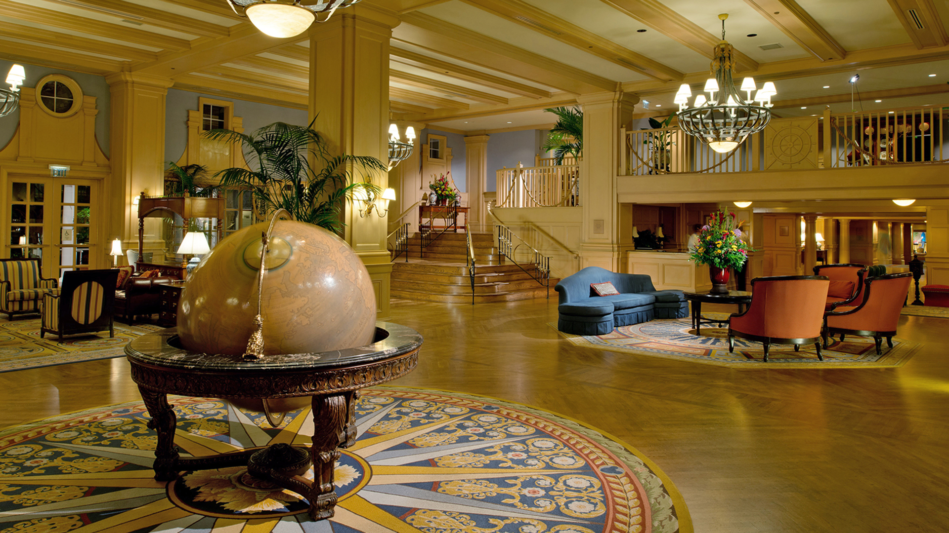  USA, Luxury Florida Holidays, Disney's Beach & Yacht Club Resorts, Orlando, Yacht Club Lobby