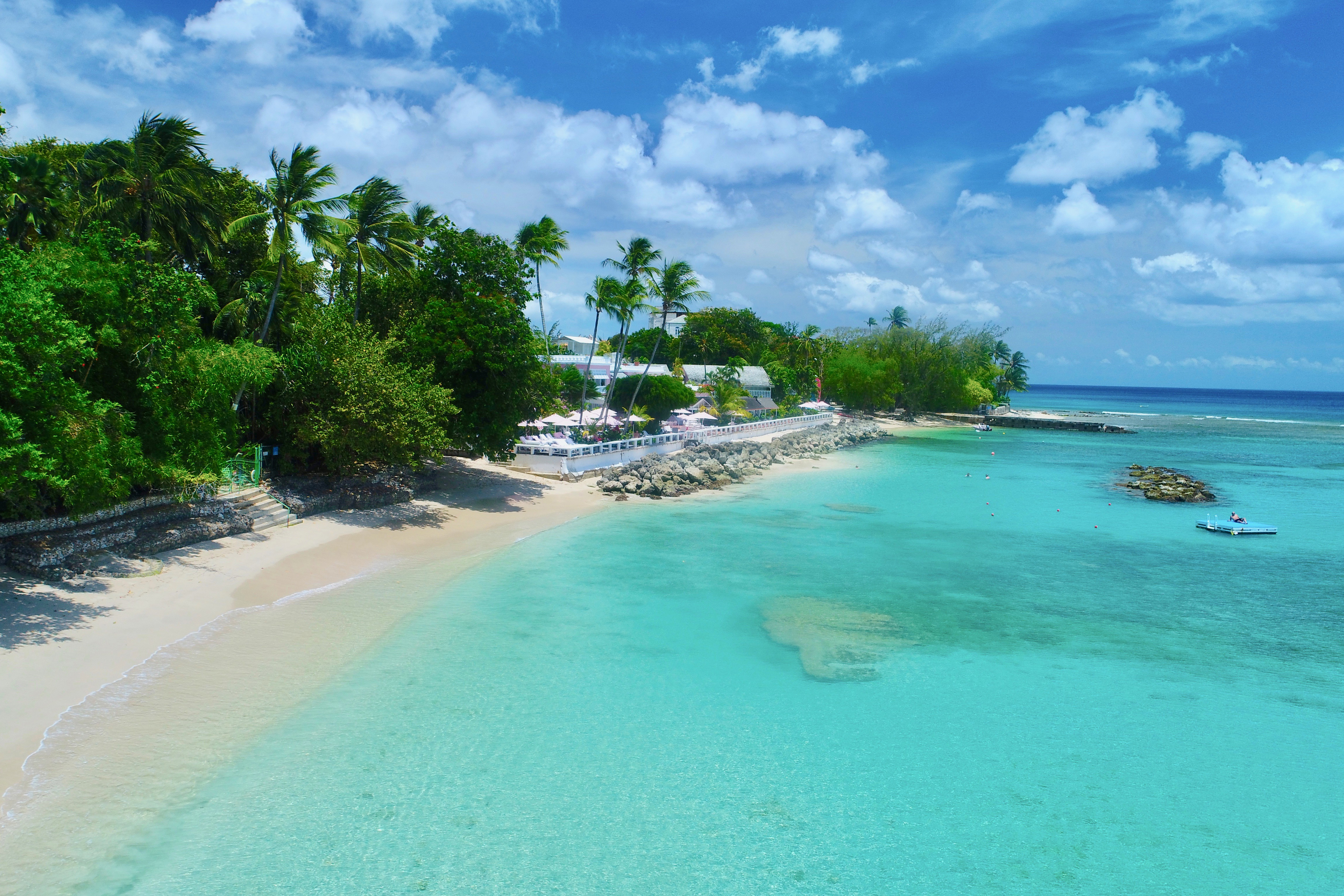 Exterior view of Cobblers Cove across the beach