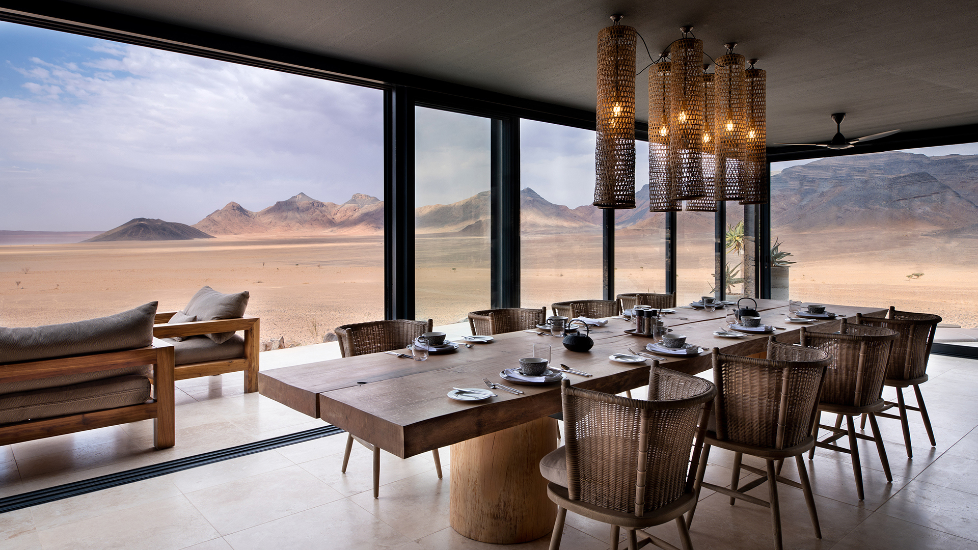 Africa, Namibia, &beyond sossusvlei, Dining Area