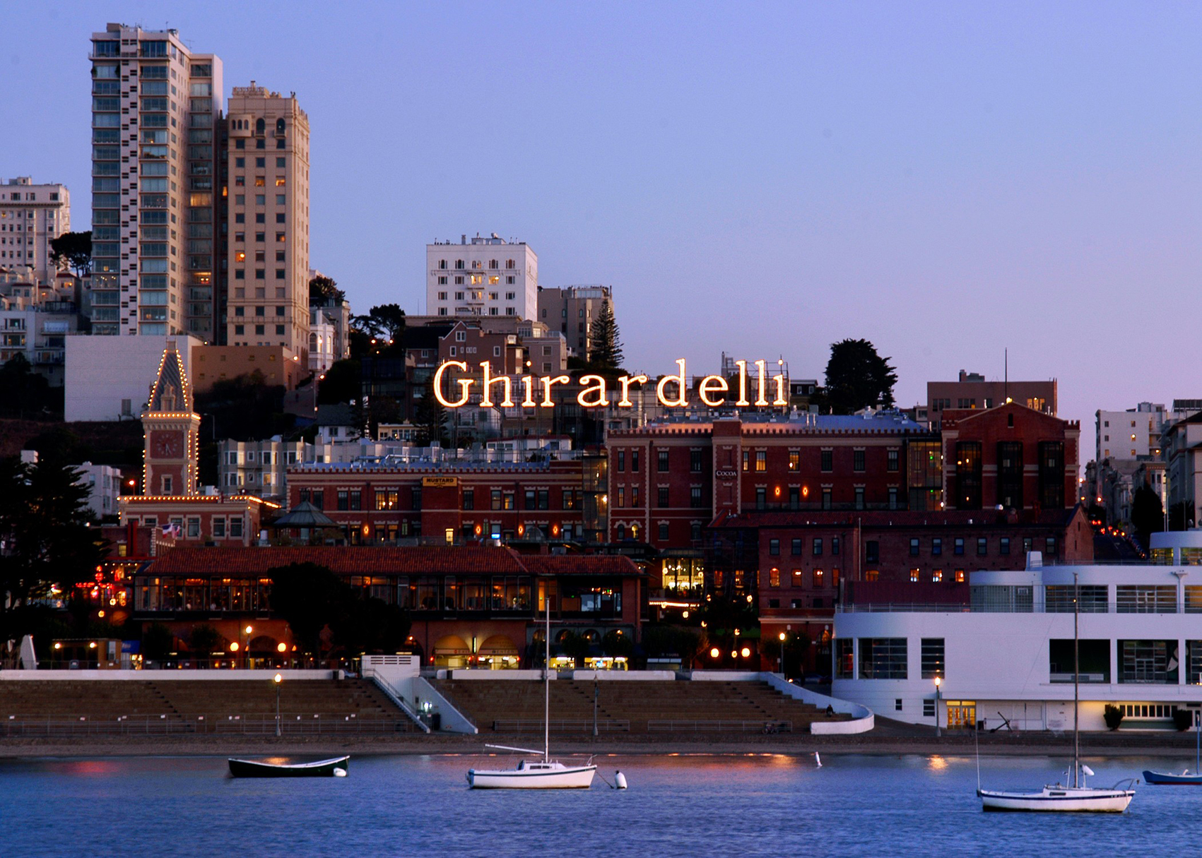 North America, California, San Francisco, Fairmont Heritage Place Ghirardelli Square, exterior 