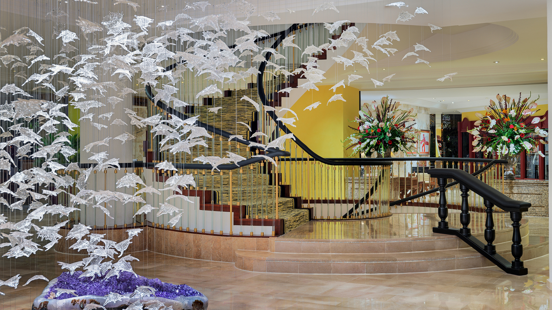 Europe, Spain, Tenerife, Hotel Botanico, Lobby