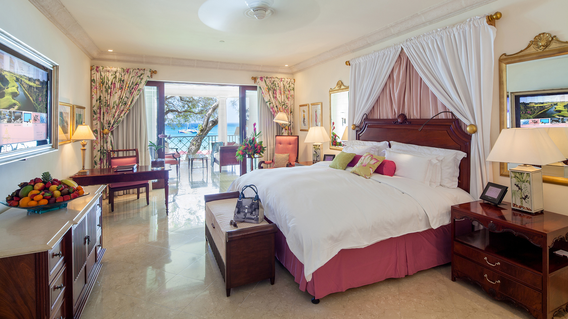 Caribbean, Barbados, Sandy Lane, Luxury Ocean Room