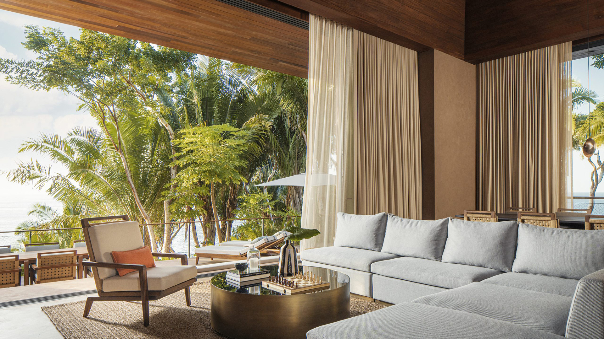 Caribbean, Mexico, One&only Mandarina, Main sitting room