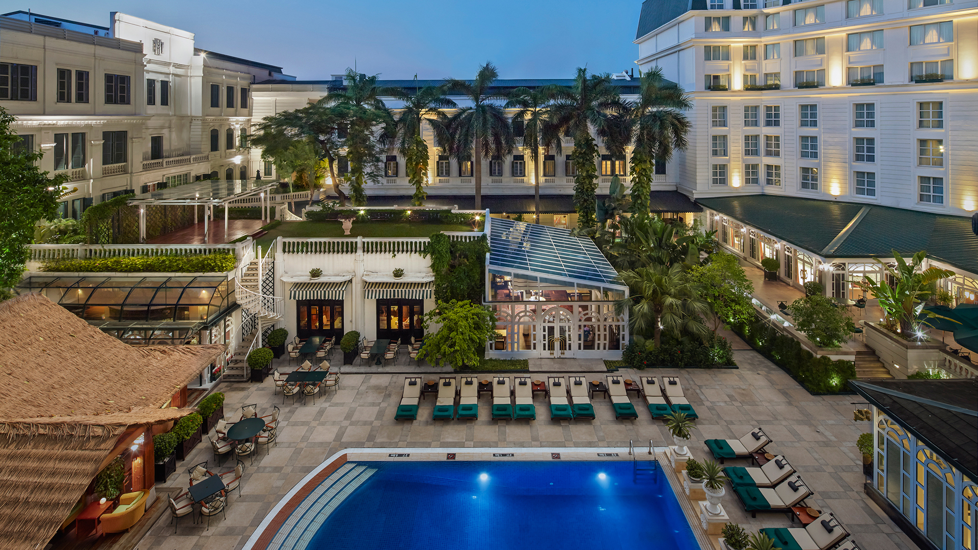  Worldwide, Vietnam, Sofitel Legend Metropole Hanoi, Pool view 