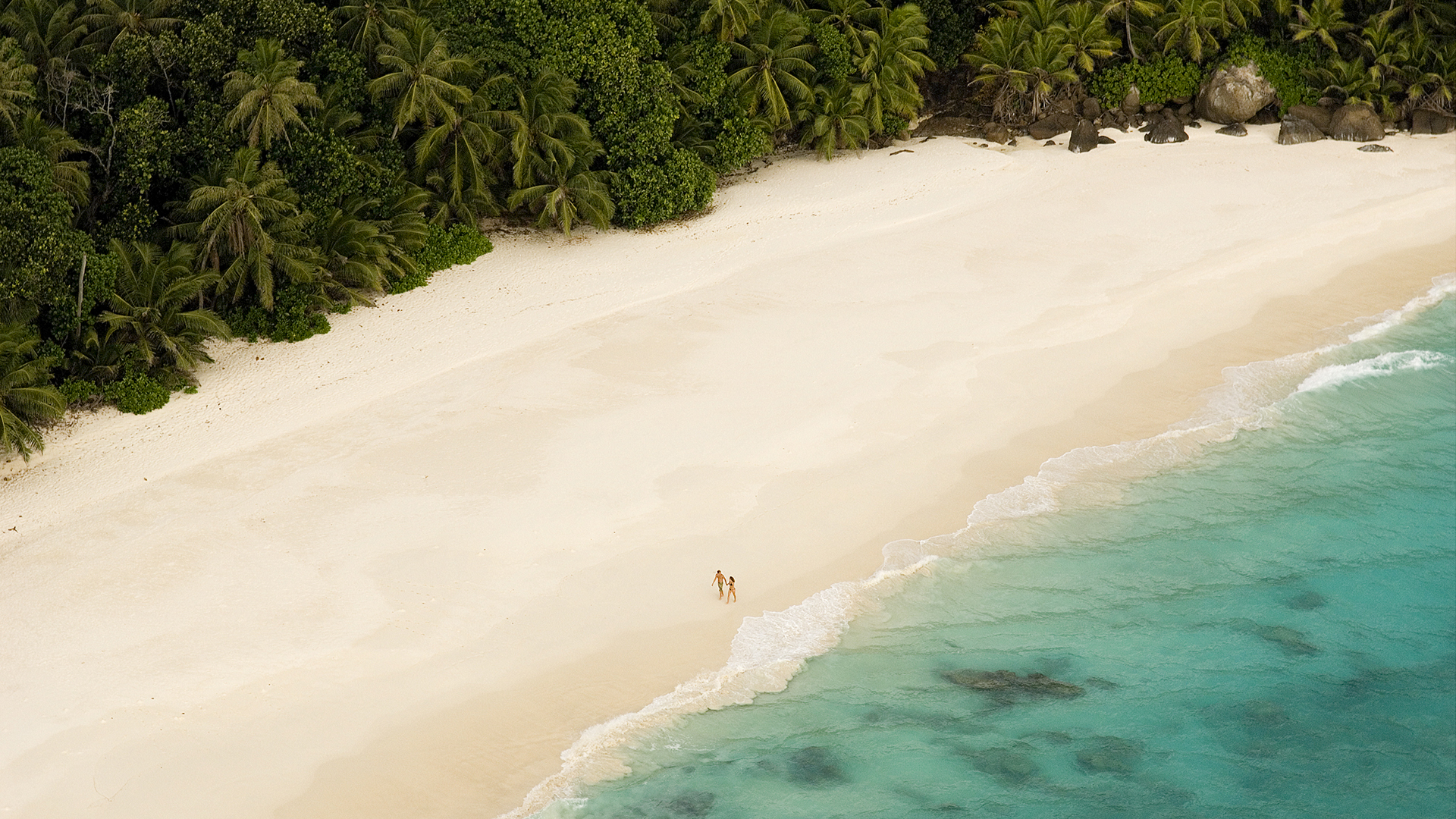 Indian Ocean, Seychelles, North Island, Honeymoon Beach