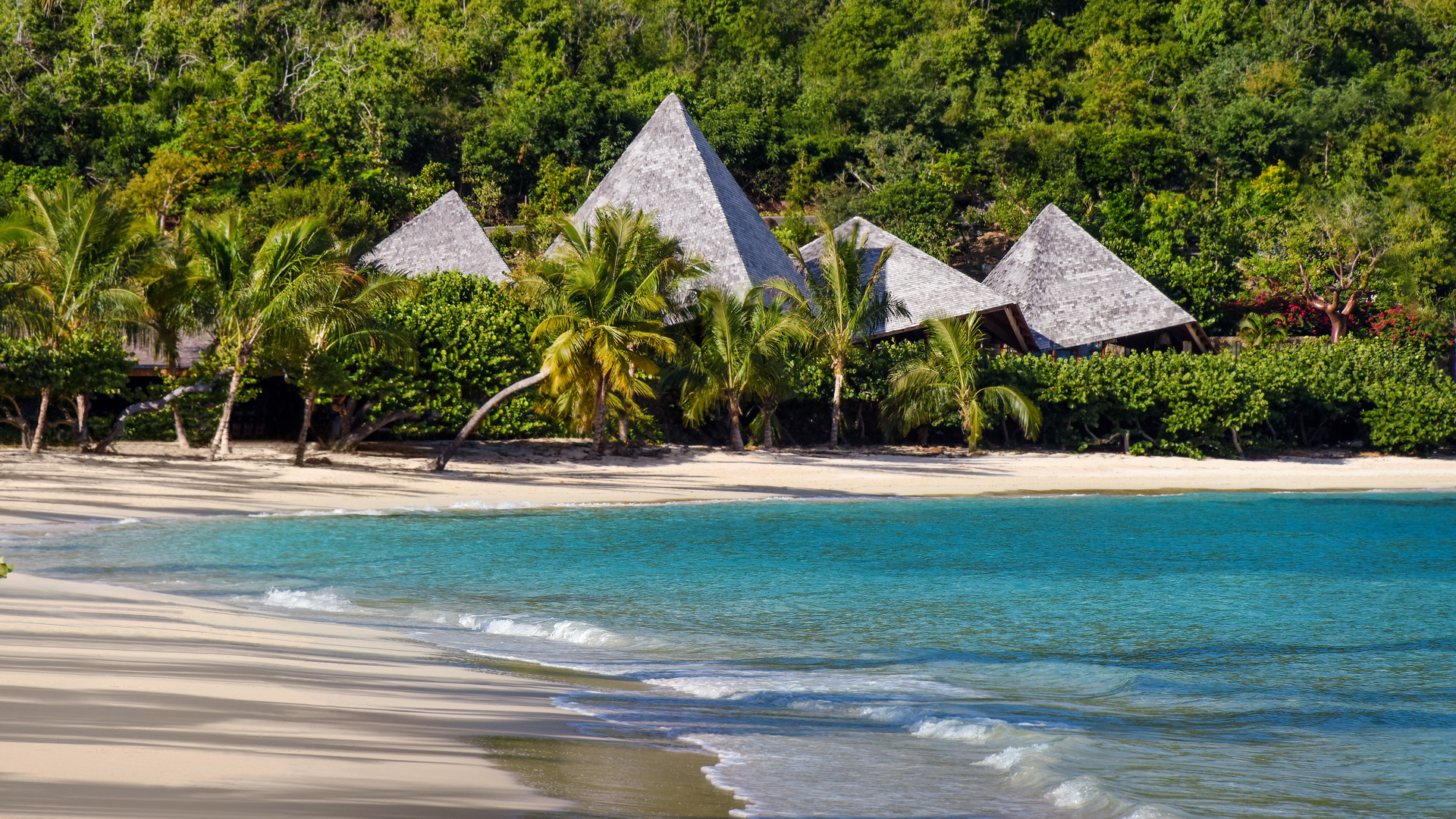 Caribbean, British virgin islands, Little Dix Bay, Beach