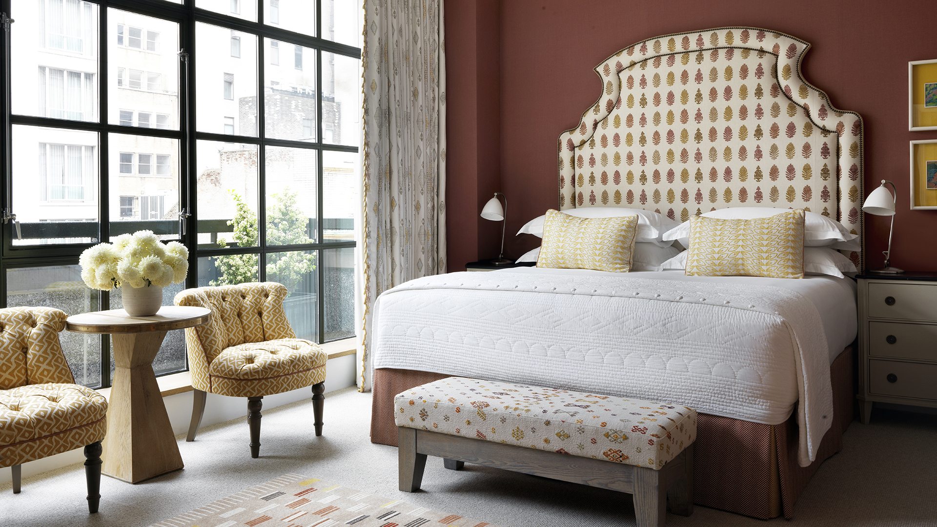 North America, New York, The Whitby Hotel, Bedroom 