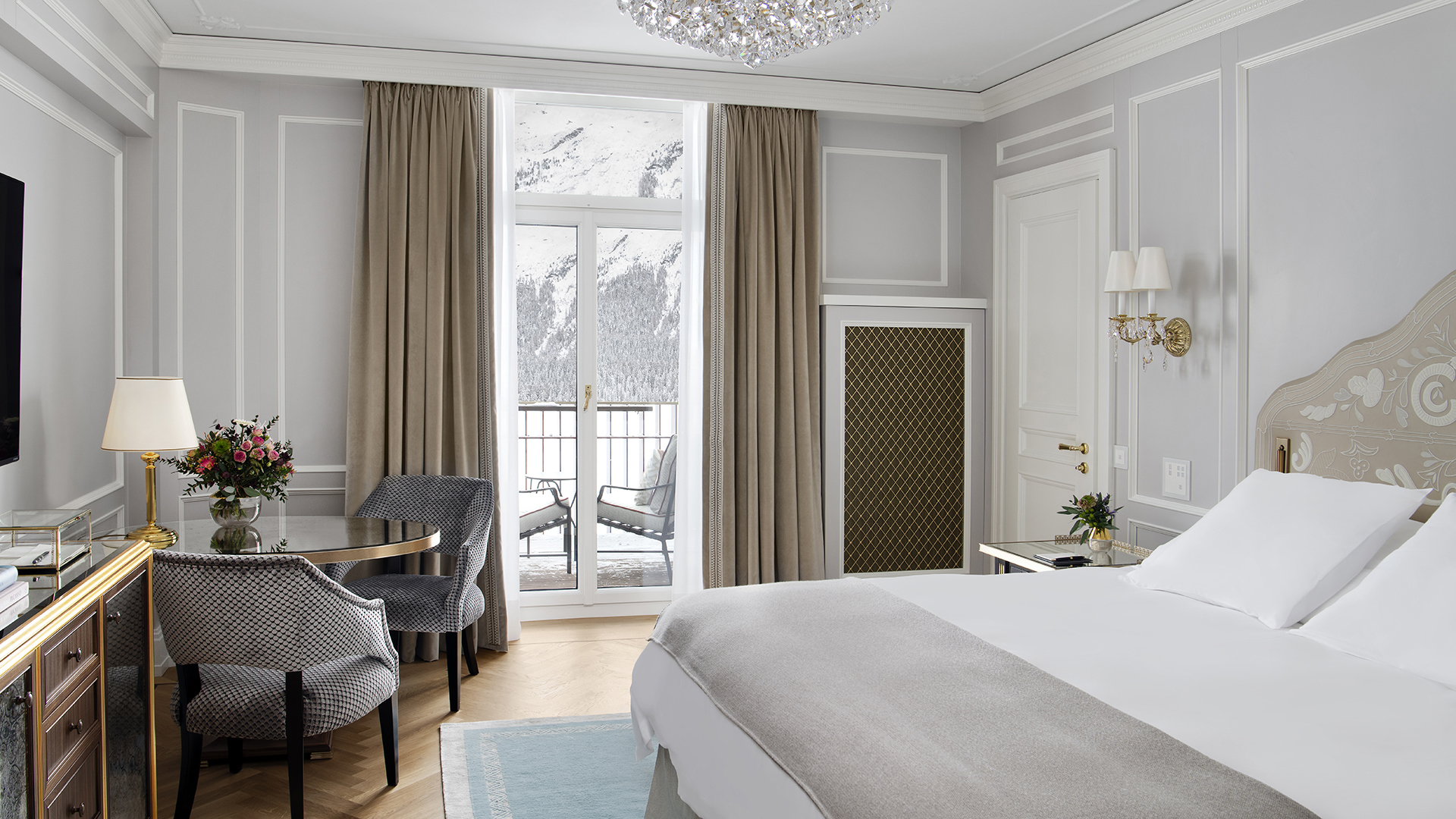 Ski & Snow, St Moritz, Switzerland, Badrutt's Palace Hotel, Double Room