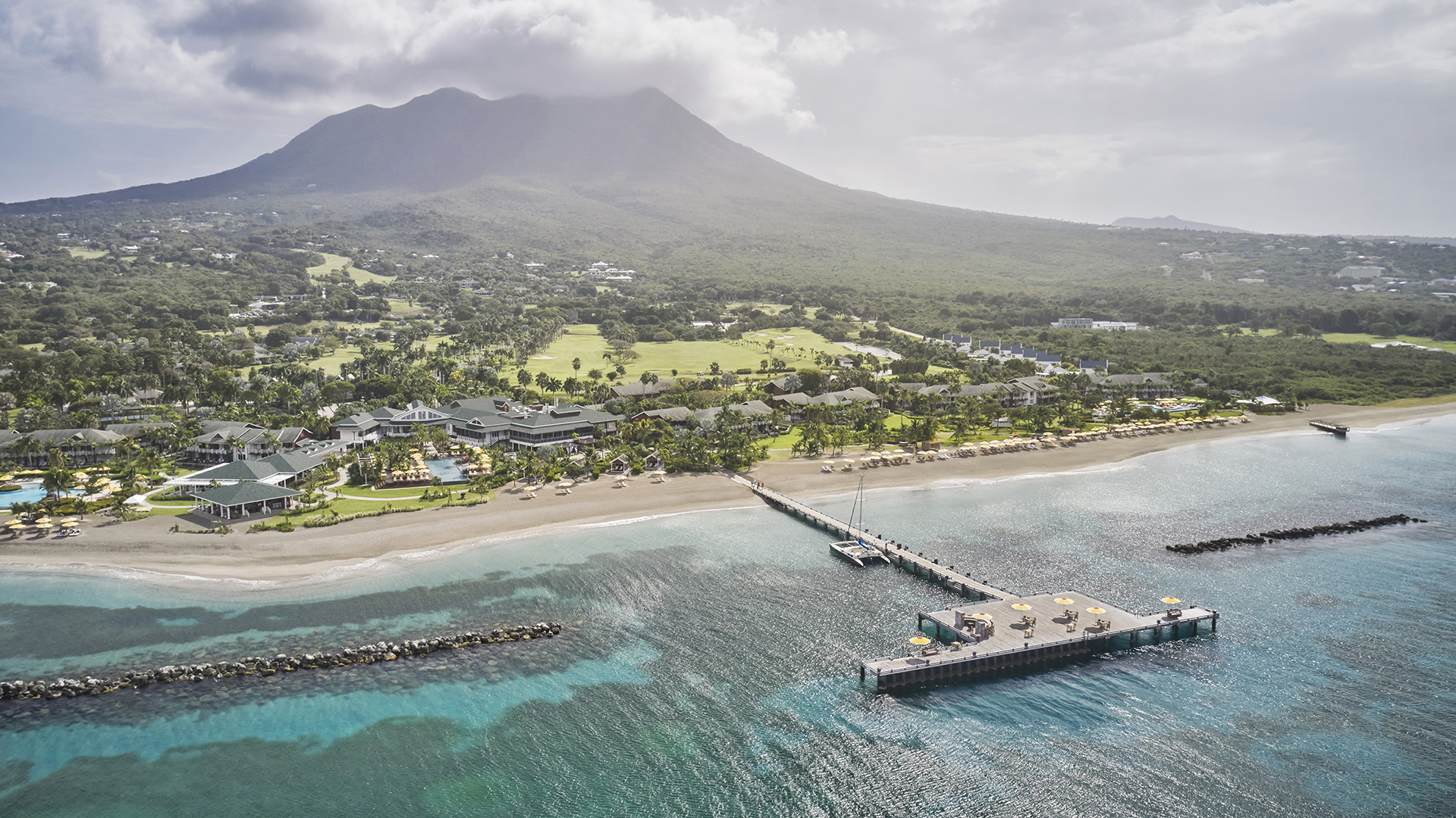Luxury Caribbean Holidays, Nevis, Four Seasons Resort Nevis, Resort view
