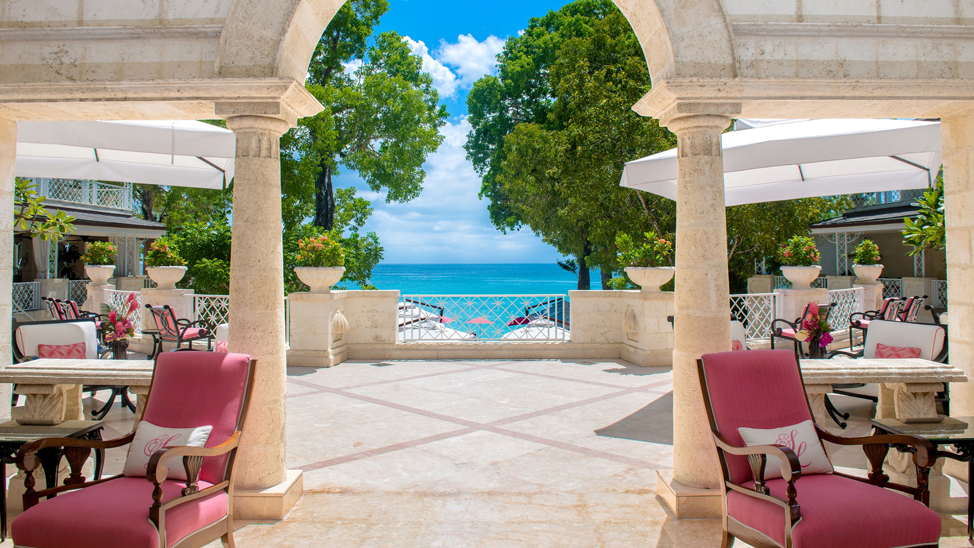 Caribbean, Barbados, Sandy Lane, Lobby