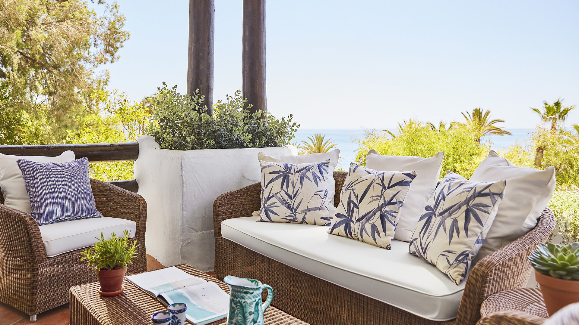 Europe, Spain, Marbella Club Hotel, Deluxe Room with sea views