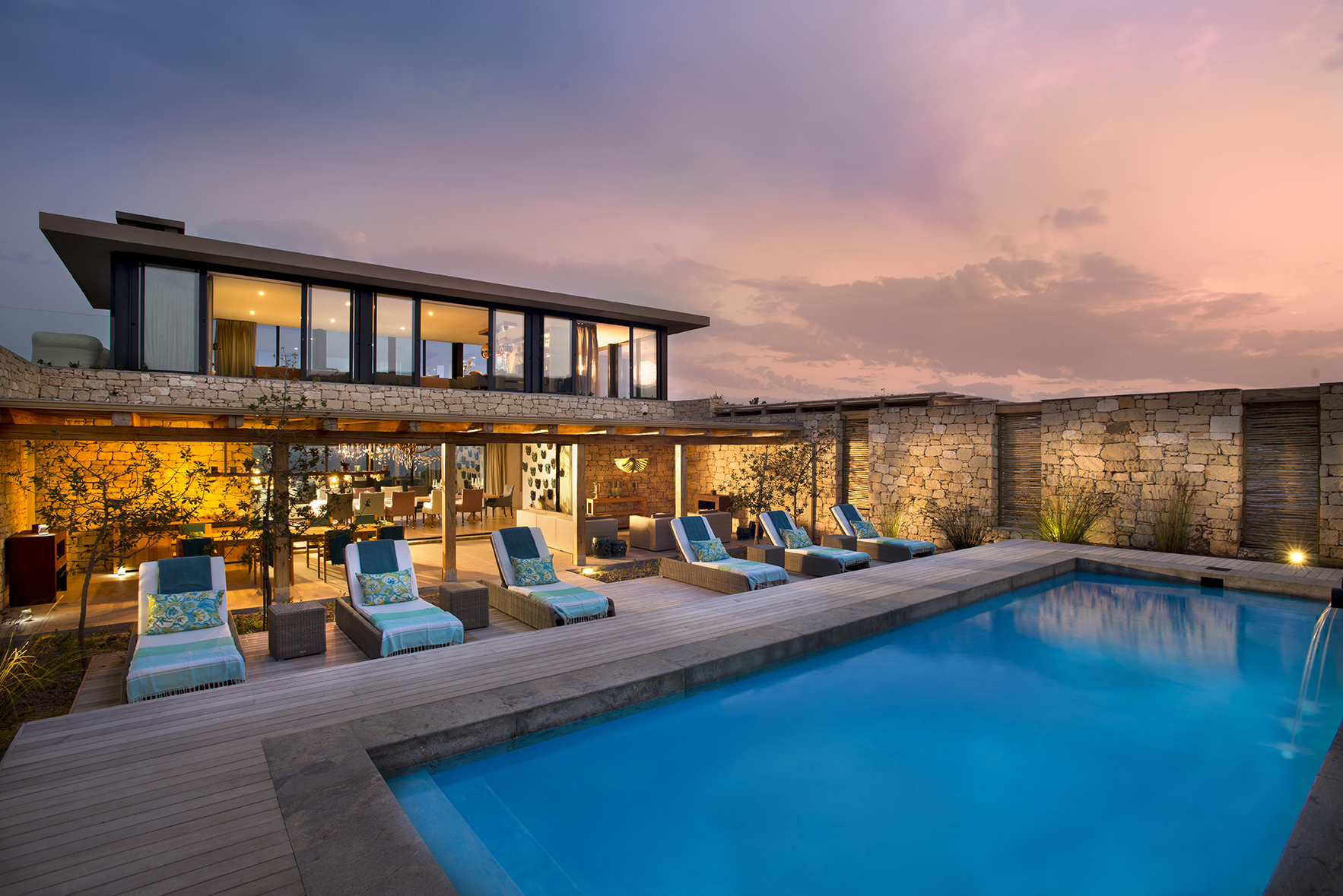 Africa, South Africa, Morukuru Family De Hoop Nature Reserve, Ocean House pool