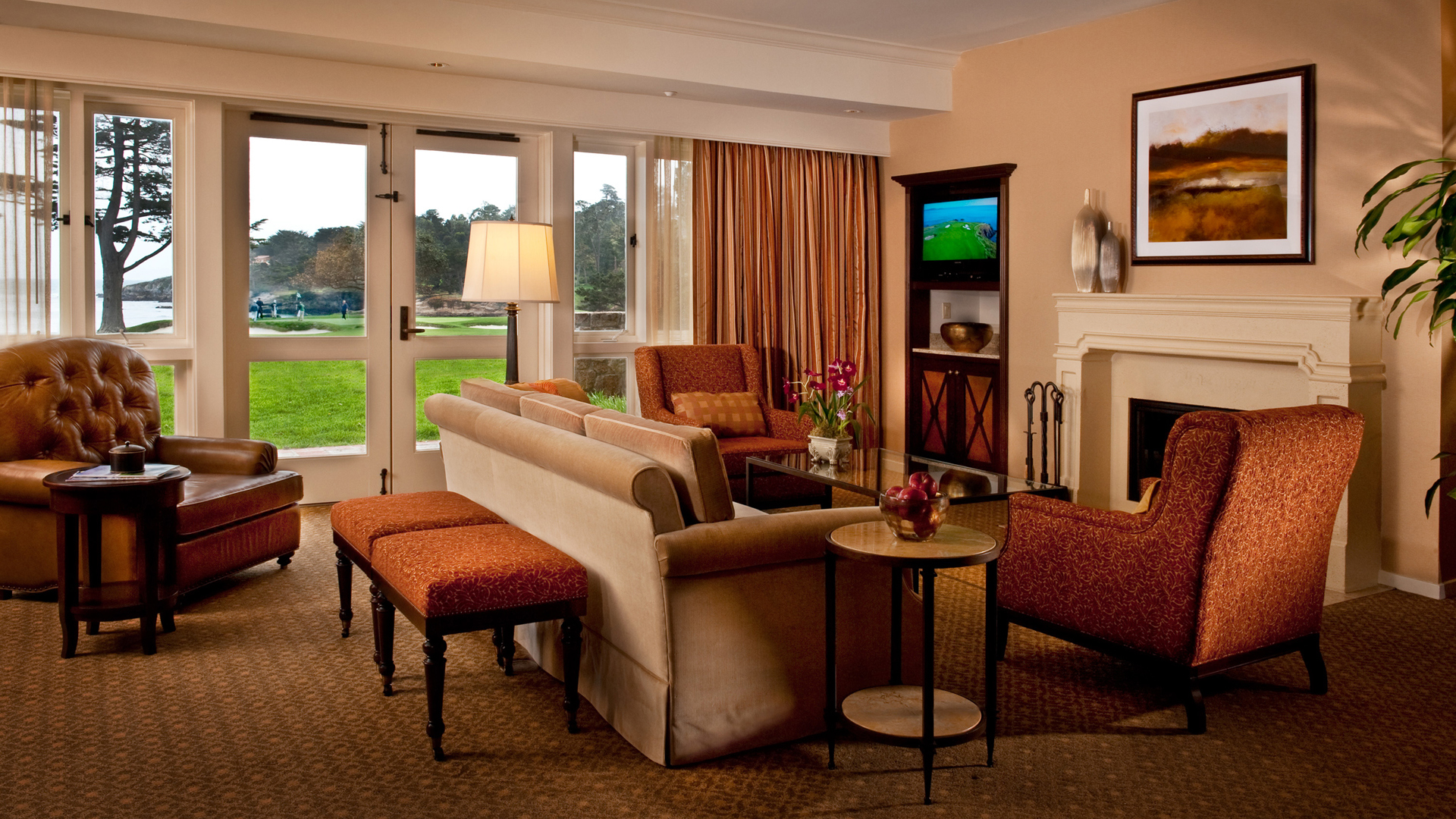 USA, Luxury California Holidays, The Lodge at Pebble Beach™, Ocean View Suite