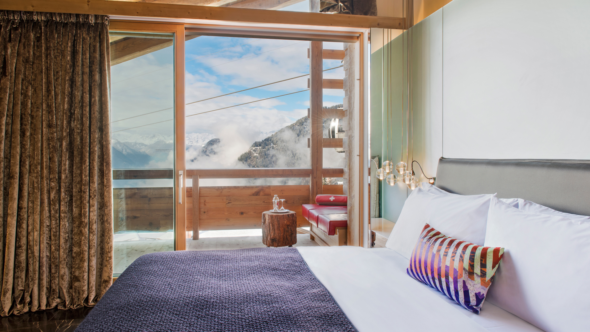 Europe Ski, Switzerland, W Verbier, Cozy suite views