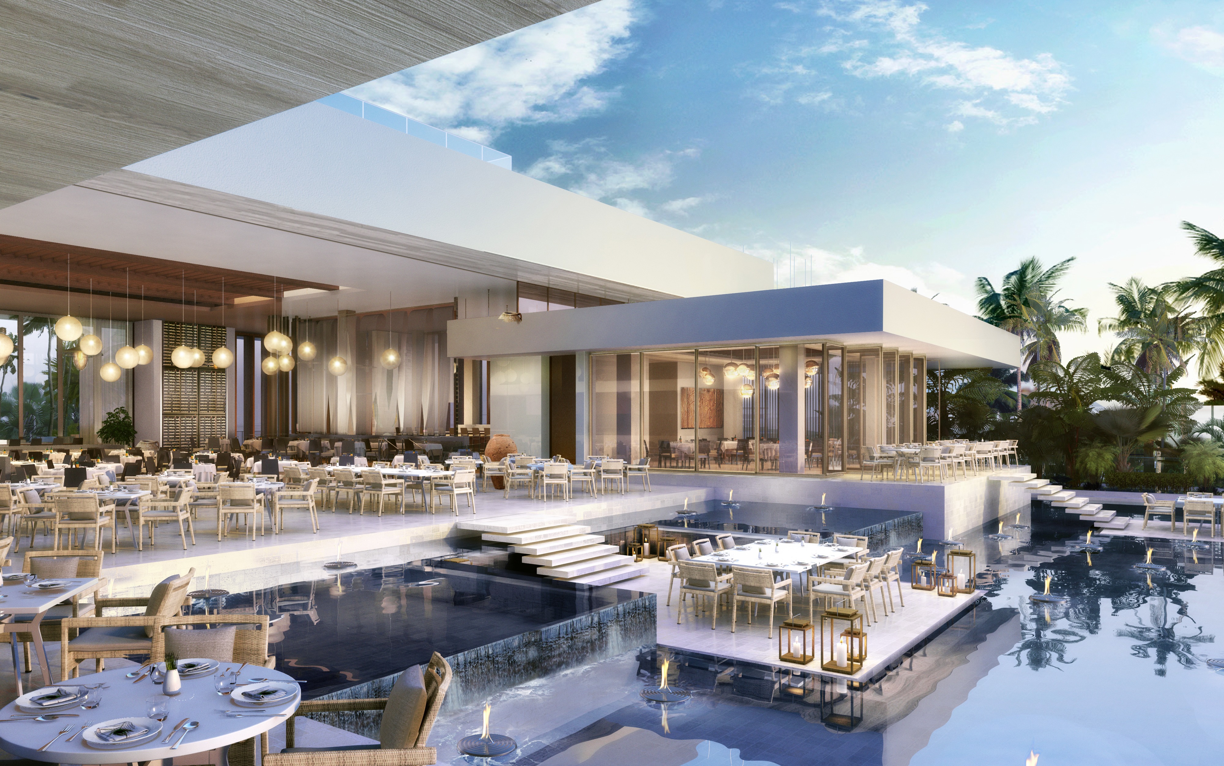 Arabia, Dubai, Atlantis The Royal, Estiatorio Milos restaurant by Costas Spiliadis