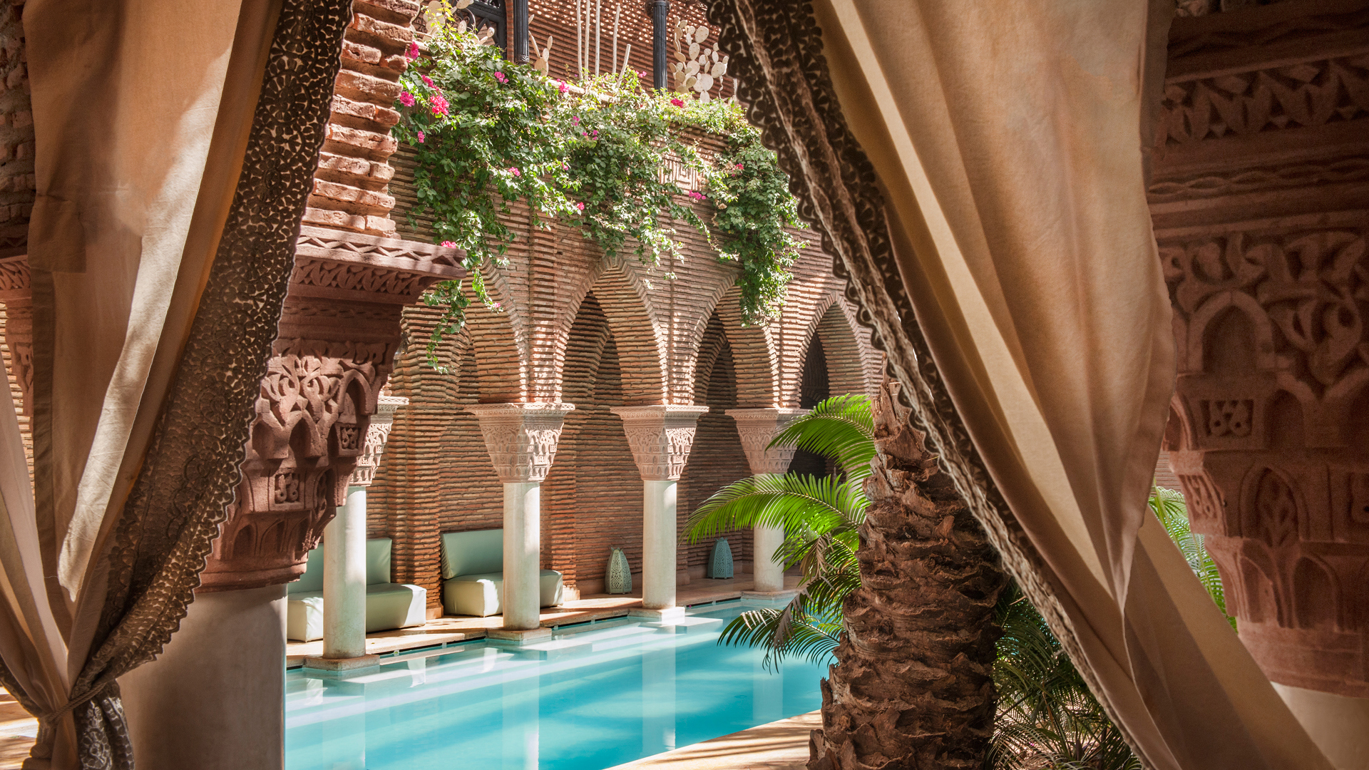 Europe and North Africa, Morocco, Marrakech, La Sultana Marrakech, Pool
