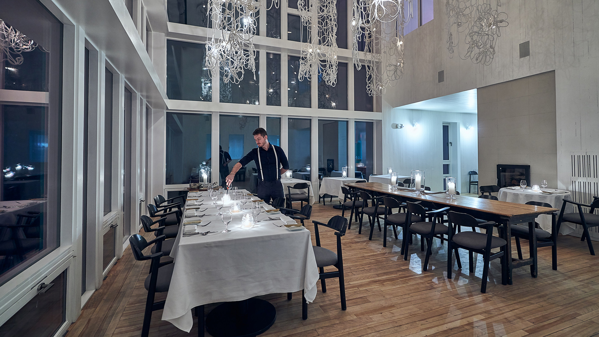  North America & Canada, Canada, Newfoundland, Fogo Island Inn, Restaurant