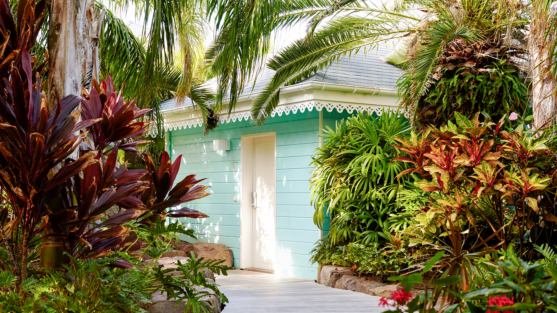 Caribbean, St Barths, Rosewood Le Guanahani St Barth, Exterior Close Up