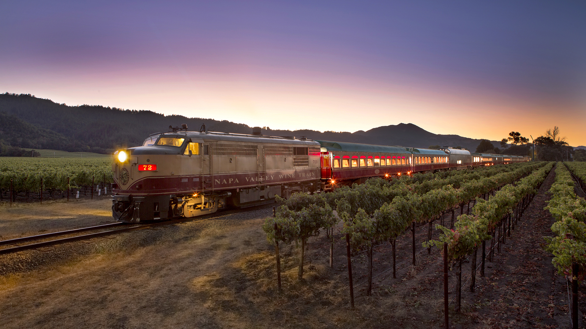 Wine train exterior
