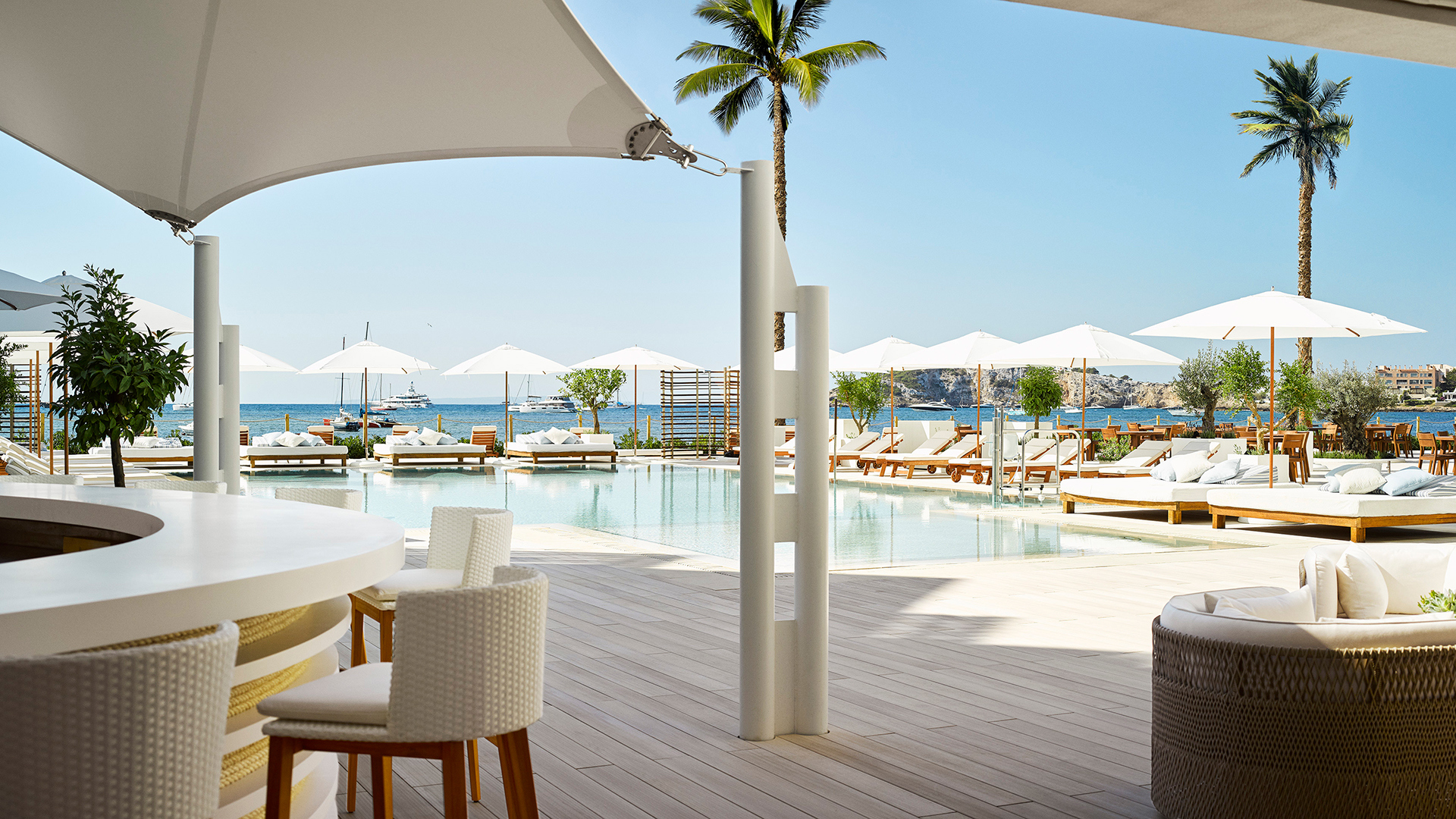 Nobu Hotel Ibiza Bay, Europe, Ibiza, Pool bar
