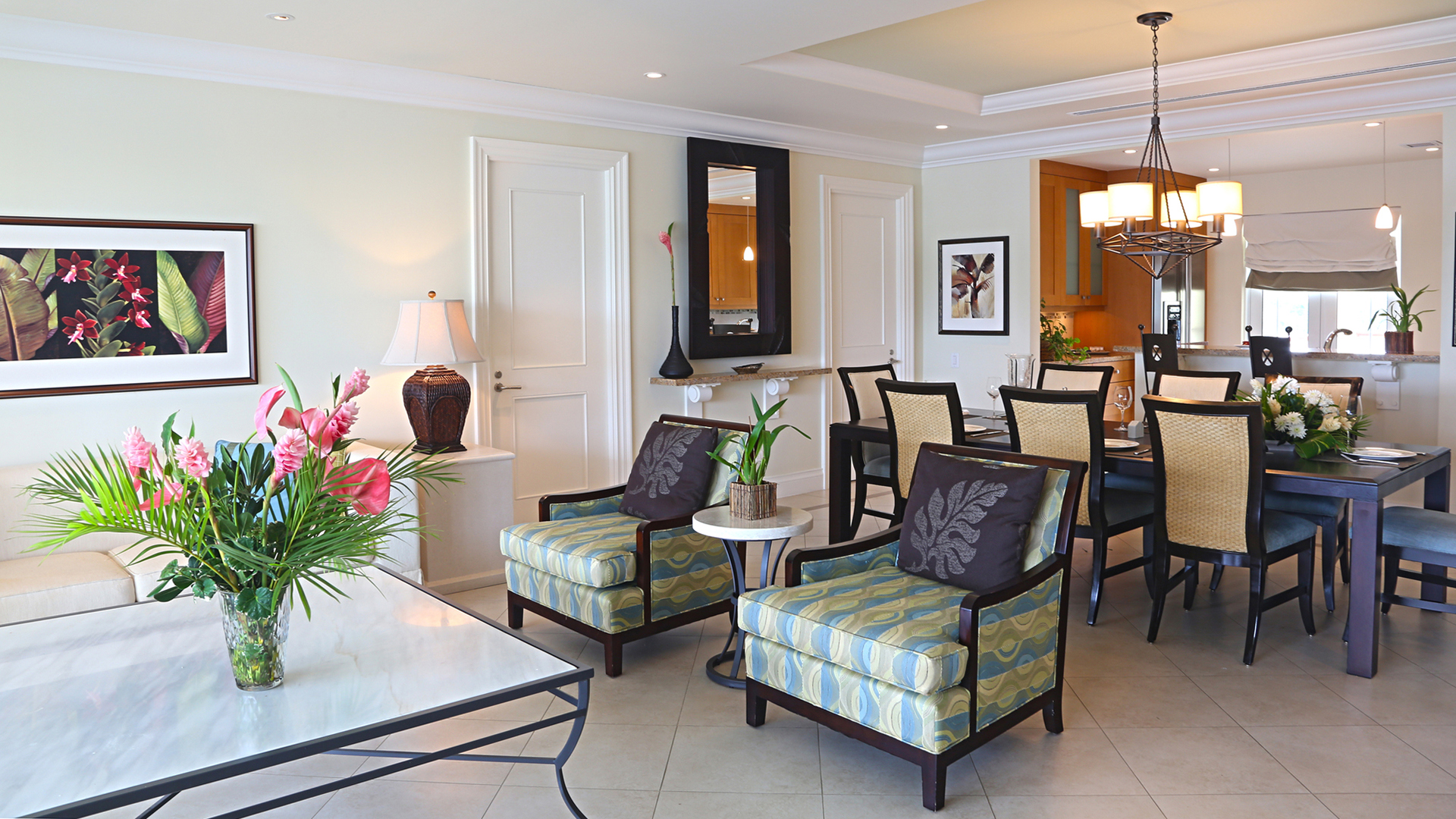 Luxury Caribbean Holidays, St Lucia, The Landings Resort & Spa, 3 Bed Ocean Suite Living Area