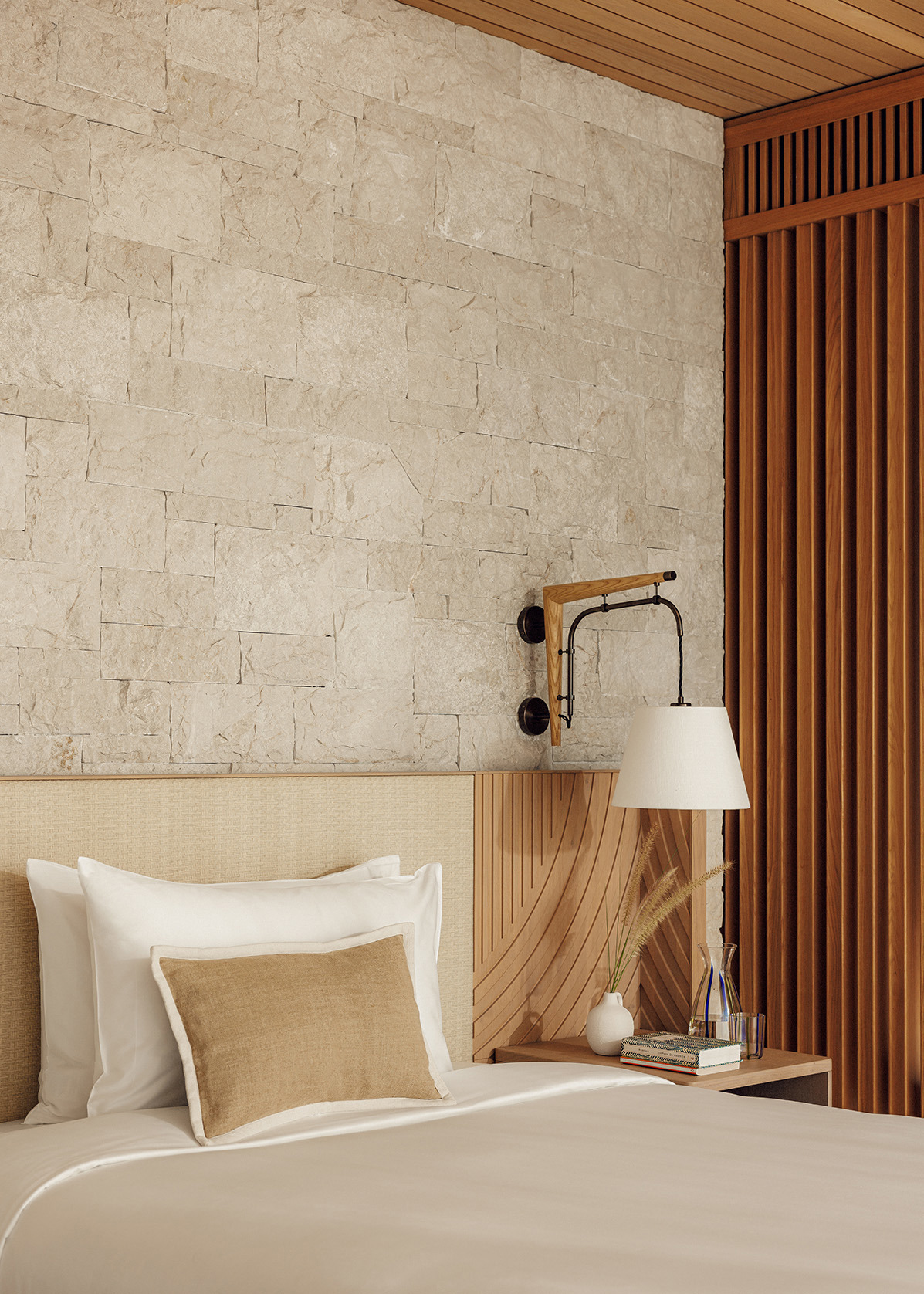 Europe, Greece, Athenian Riviera, One&Only Aesthesis, Twin bedroom bed 