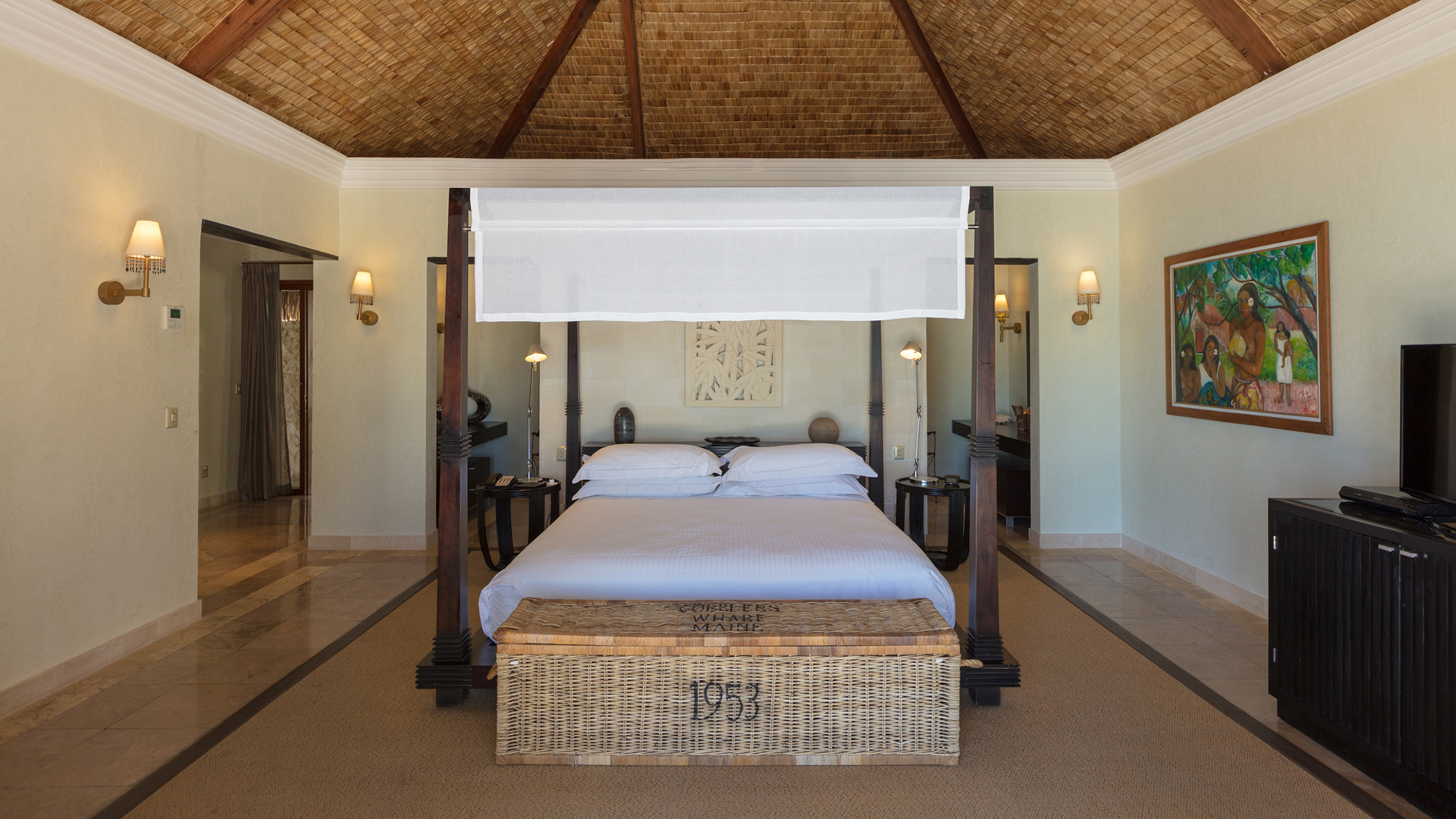  Worldwide, French Polynesia, St Regis Bora Bora, Royal Villa Bedroom