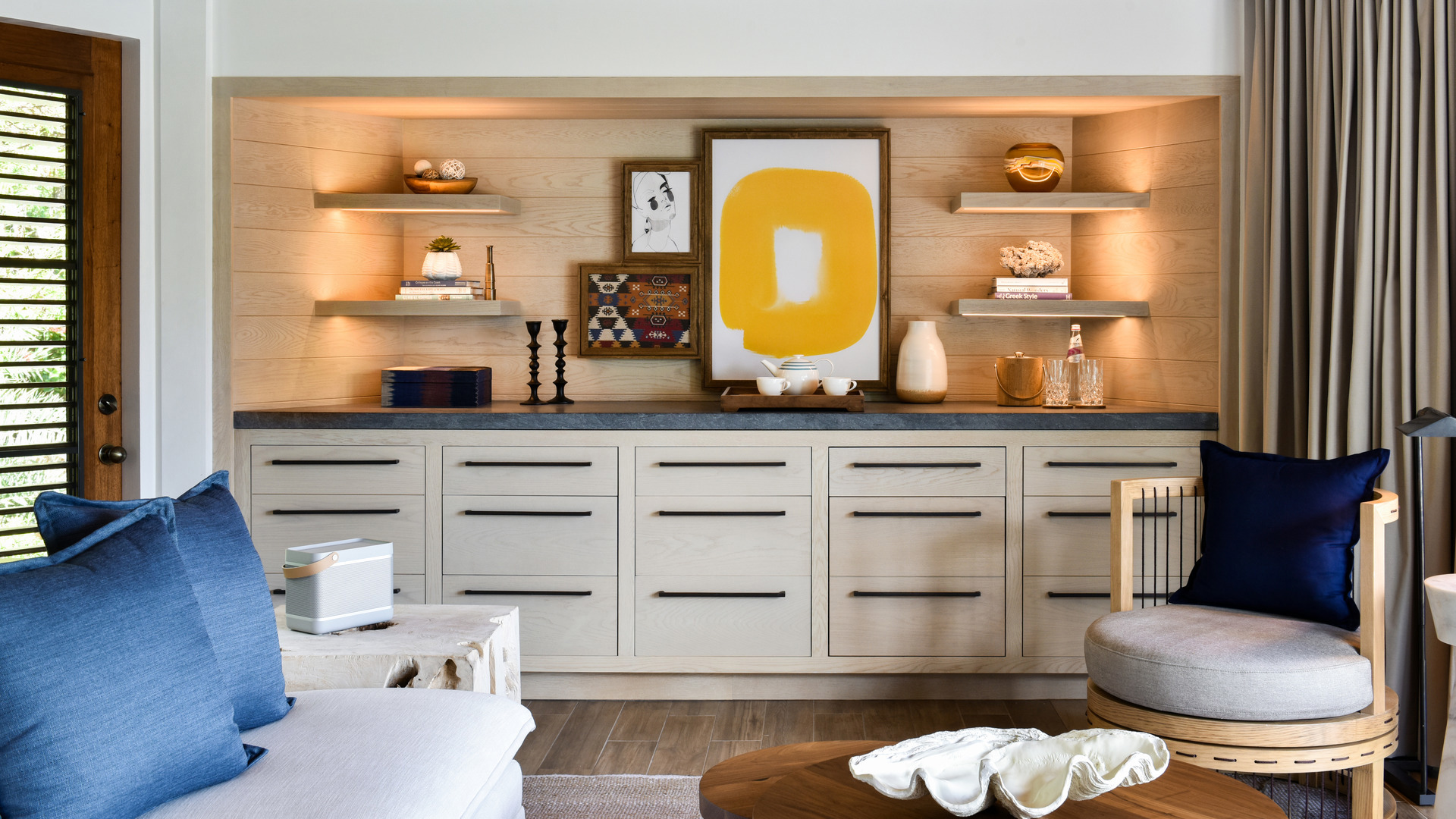  Caribbean, British Virgin Islands, Little Dix Bay, One Bedroom Pool Suite Dining Room Bar